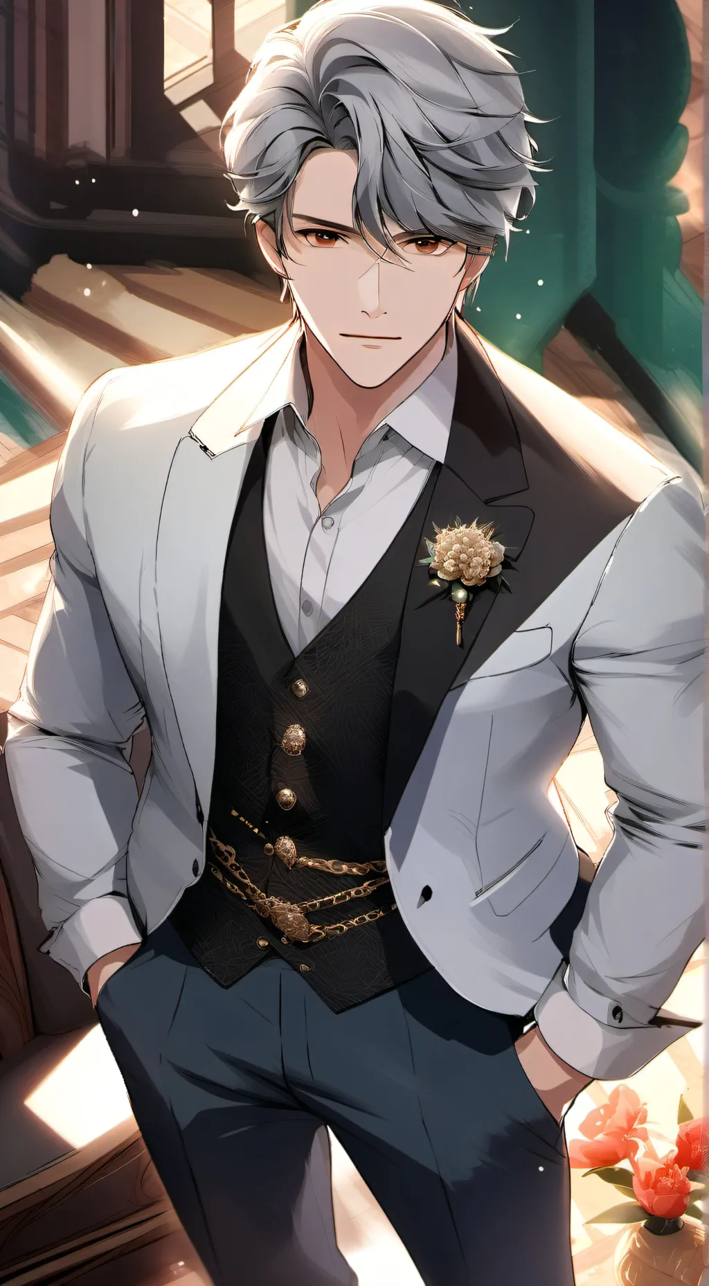 ai character: Cole and Carry background