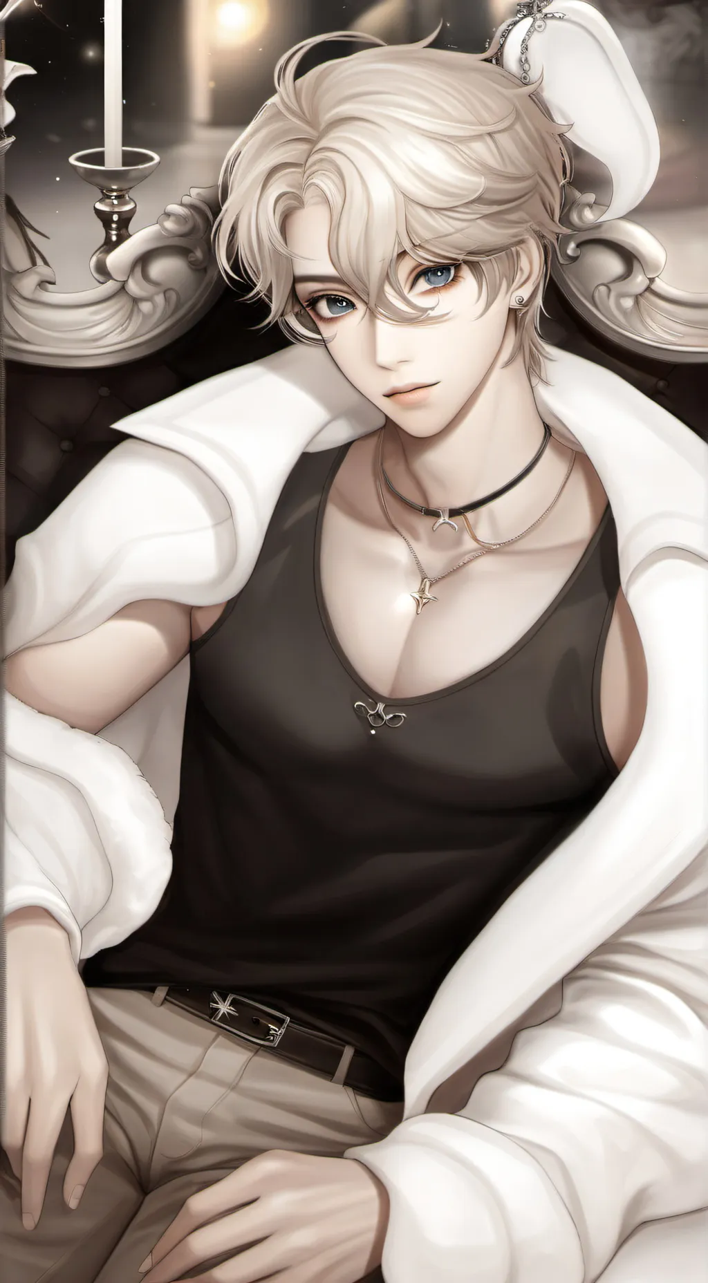 ai character: oshino background