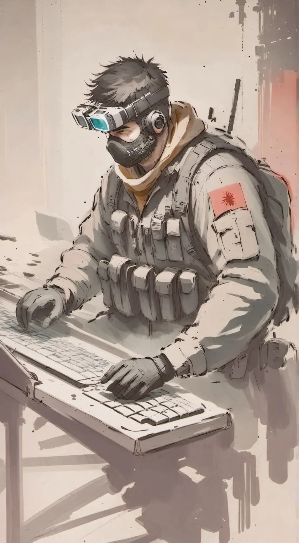 ai character: meme stealer  background