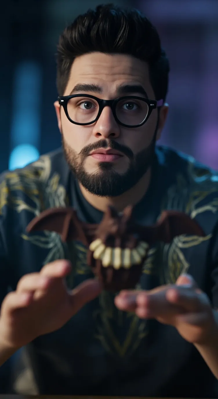 ai character: cool guy background