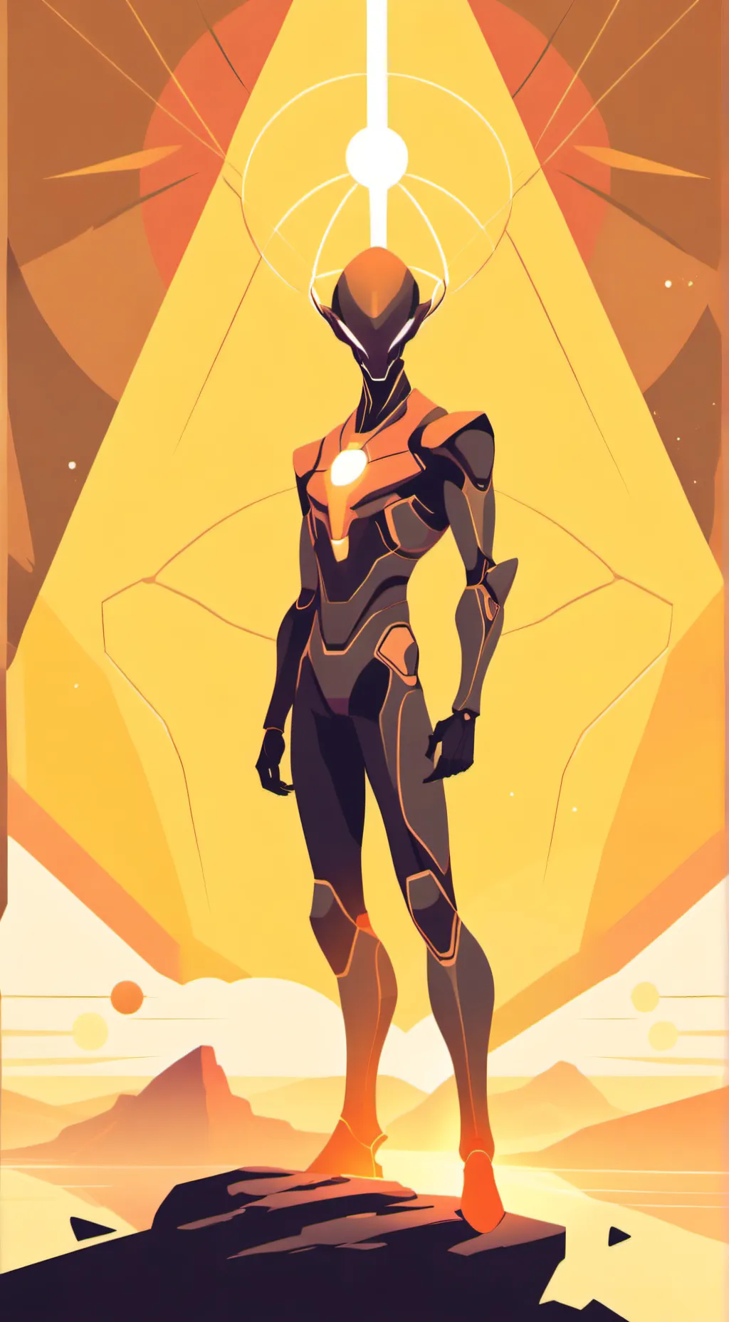 ai character: alien attack background