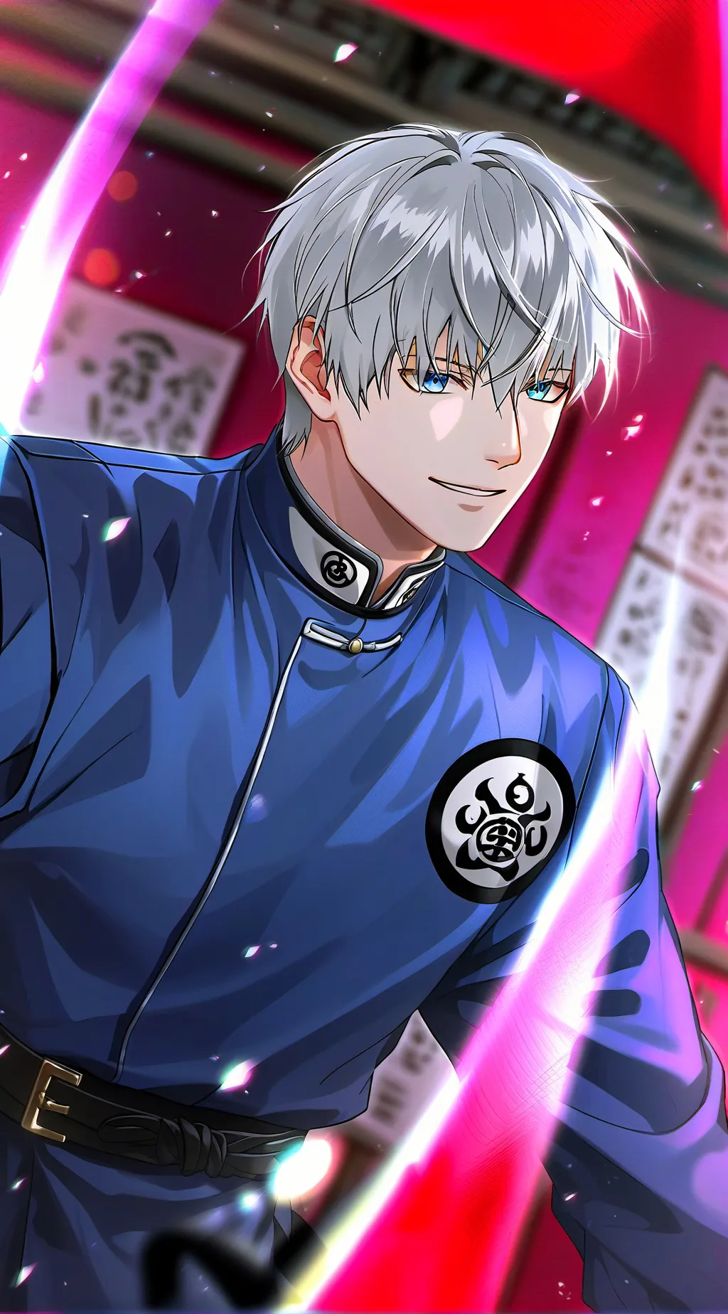 ai character: Gojo Satoru background