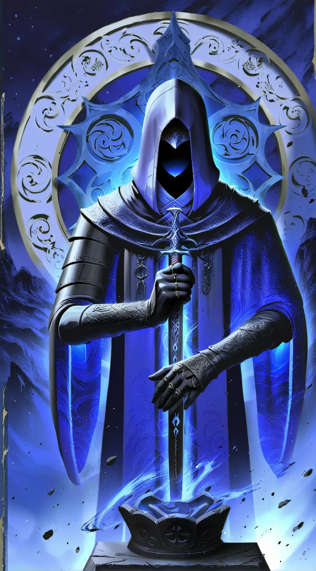 ai character: smiling critters background