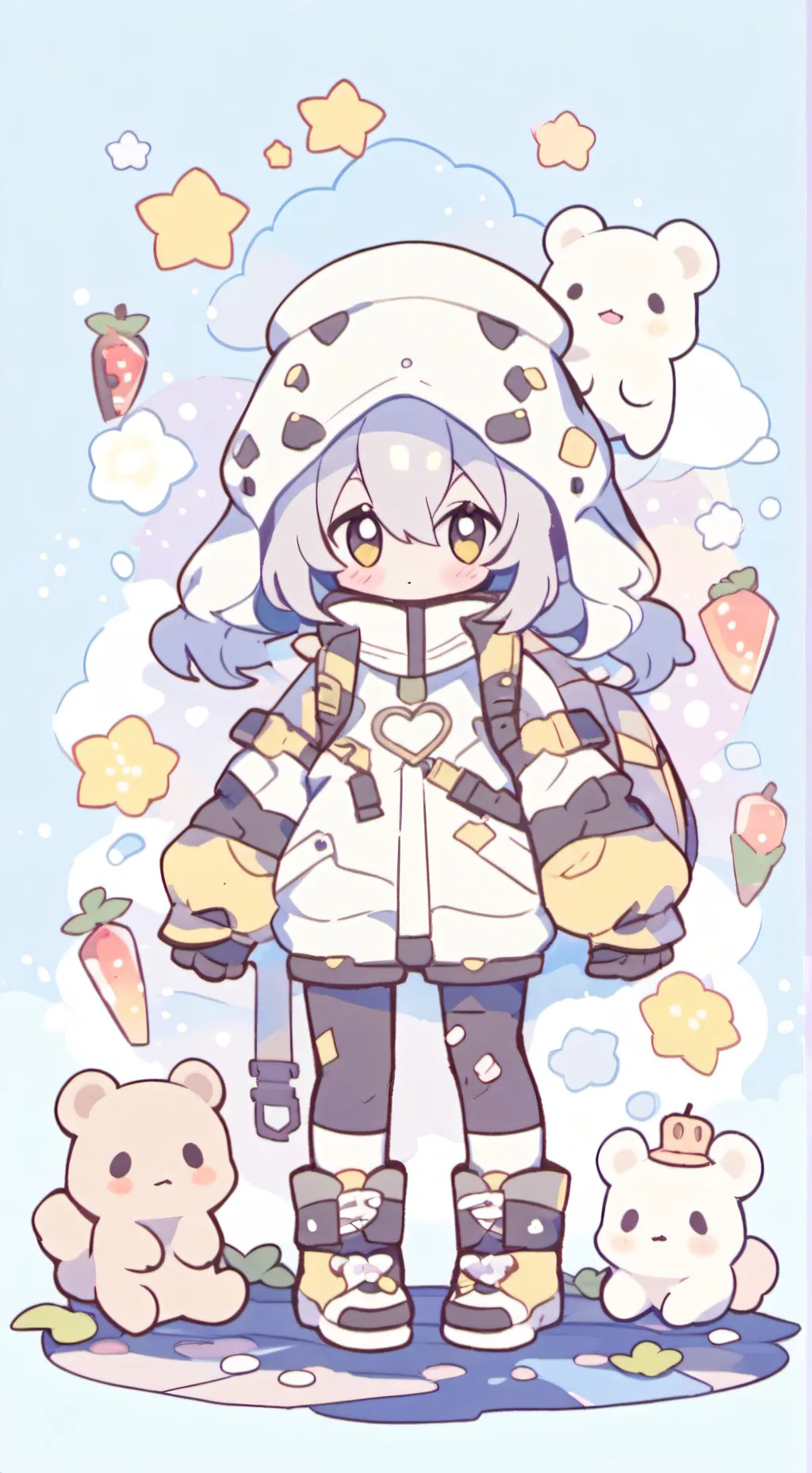 ai character: underverse background