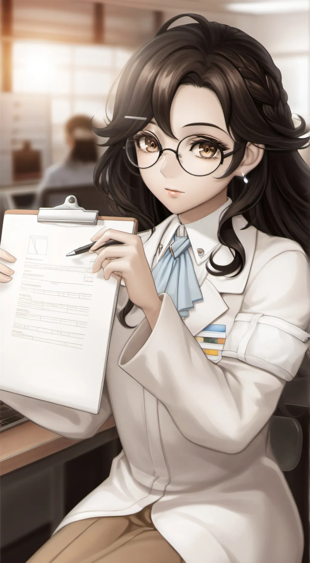 ai character: ⚠︎Sweet Science⌨︎ background