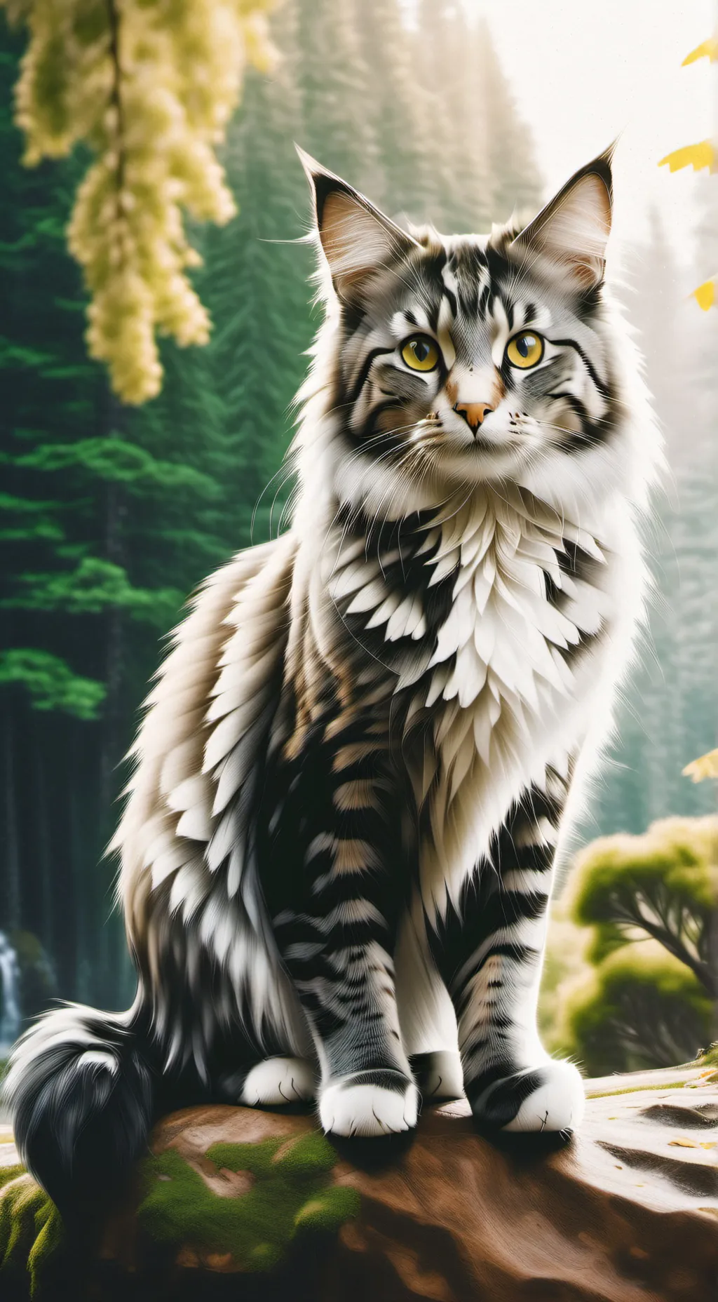 ai character: baby emoji cats. background