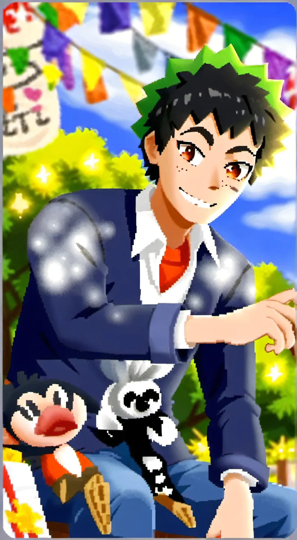 ai character: just testing background