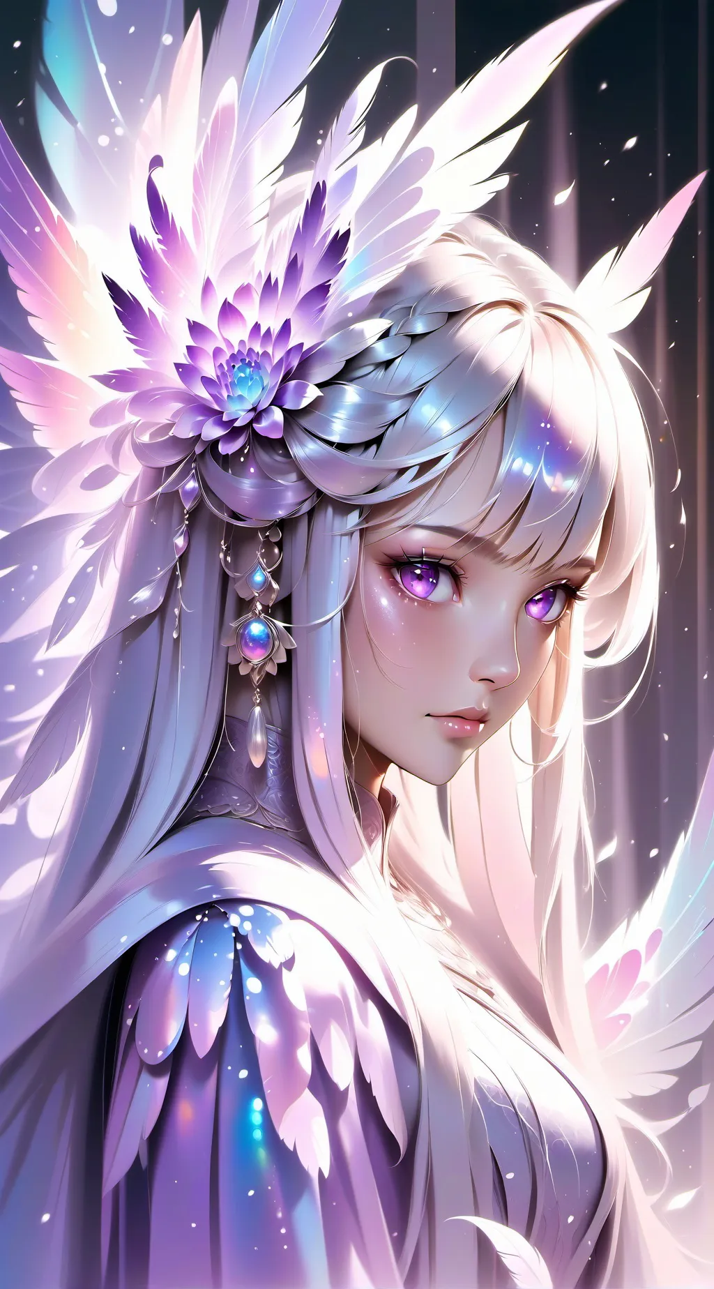 ai character: (md)sad)happy(sus) background