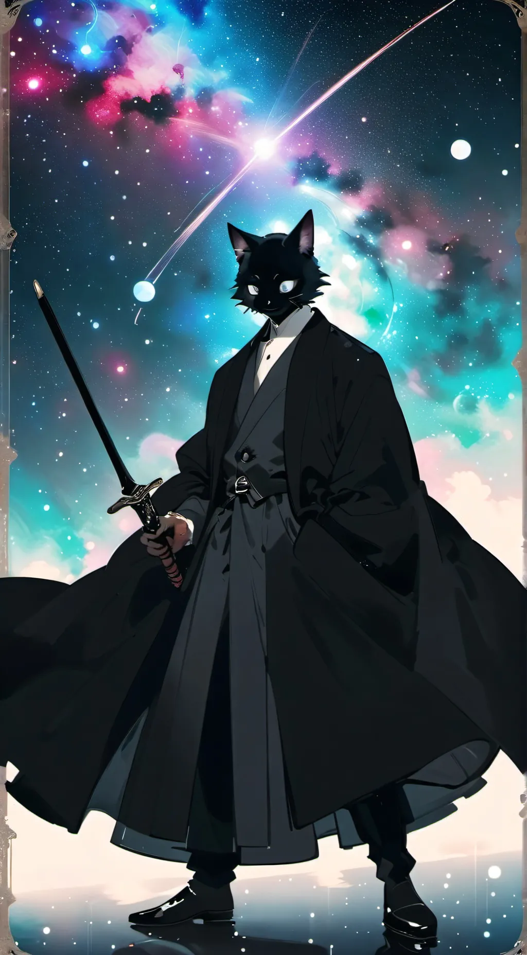 ai character: Котомен background