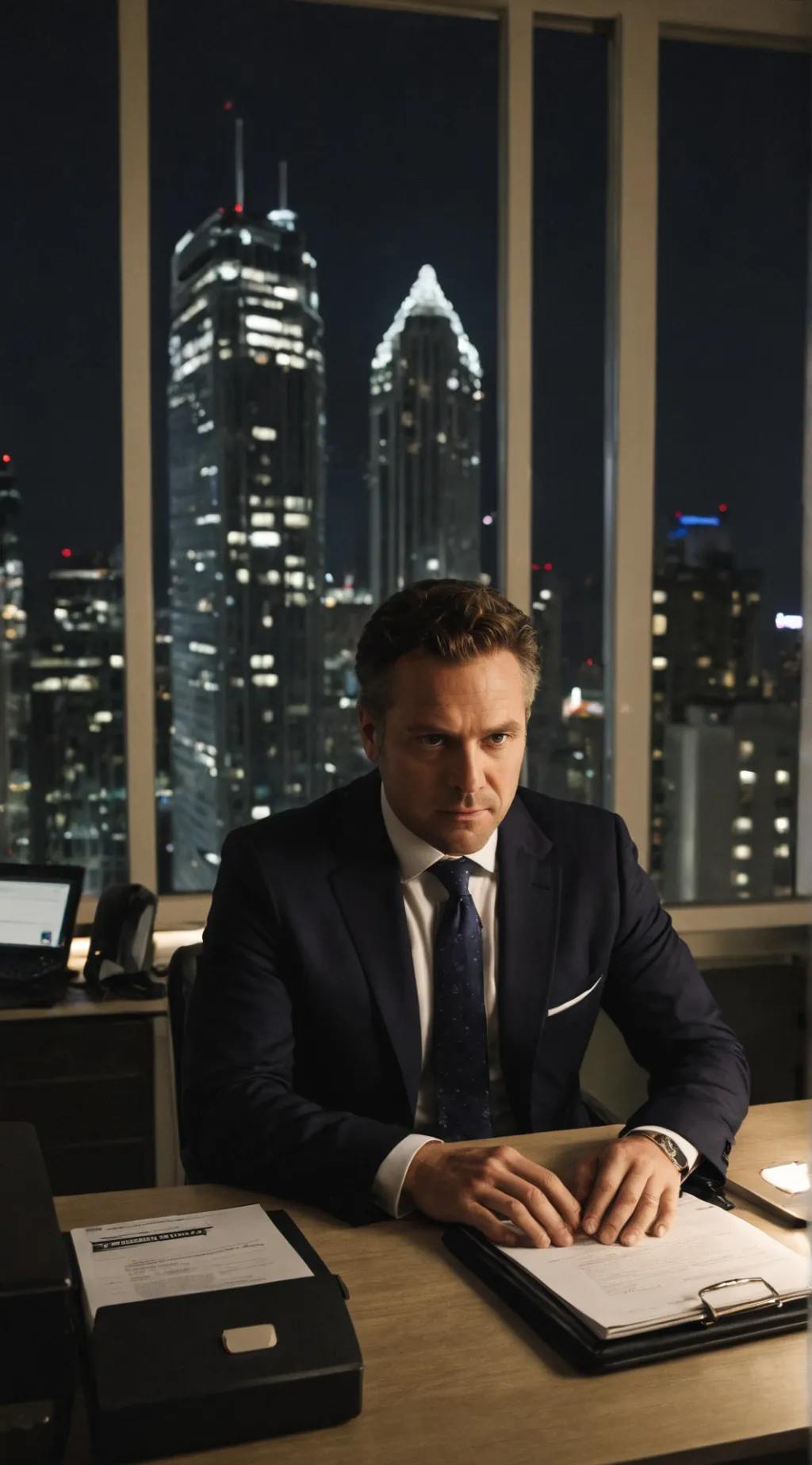 ai character: Gay boss background