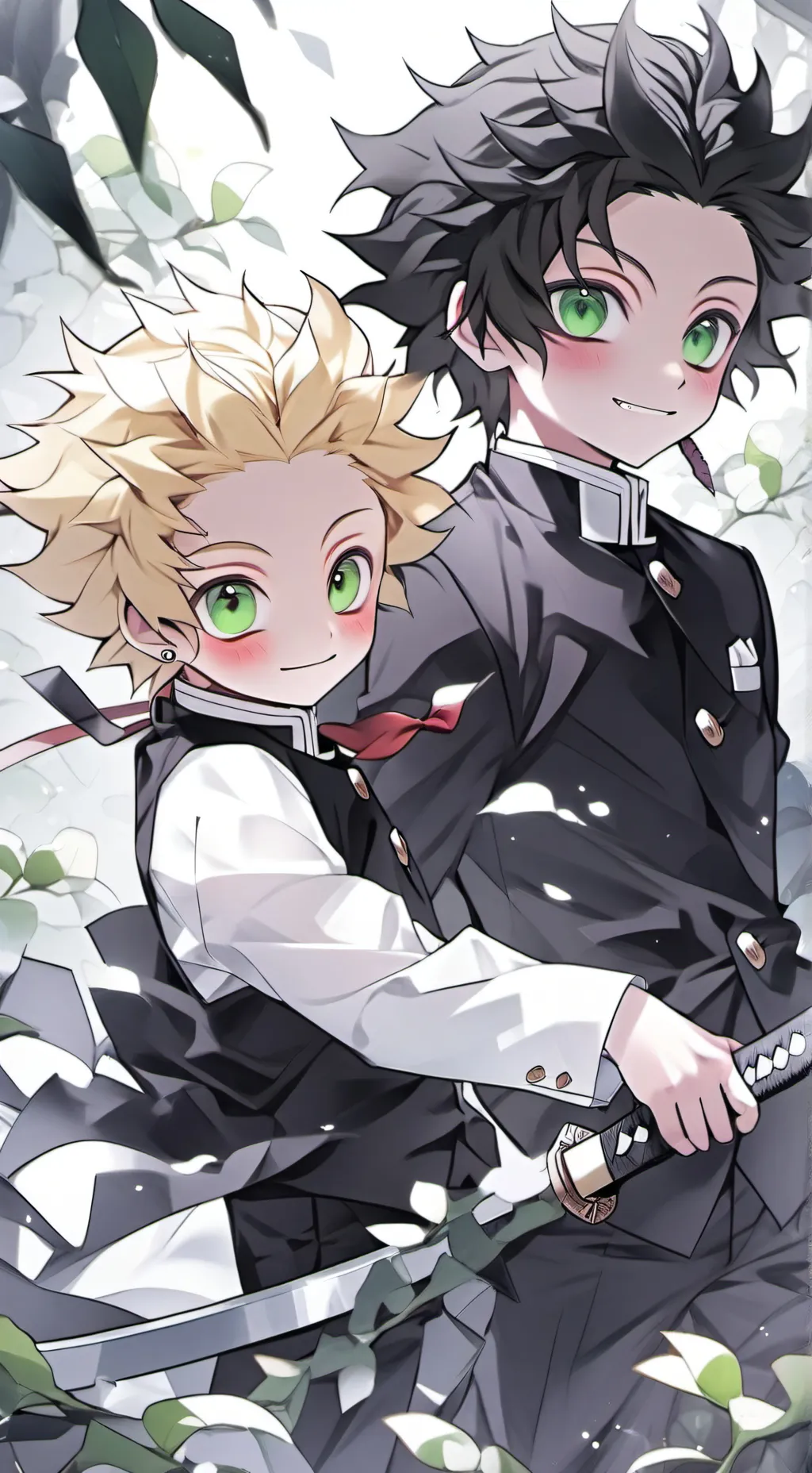 ai character: Felix e Haruto background