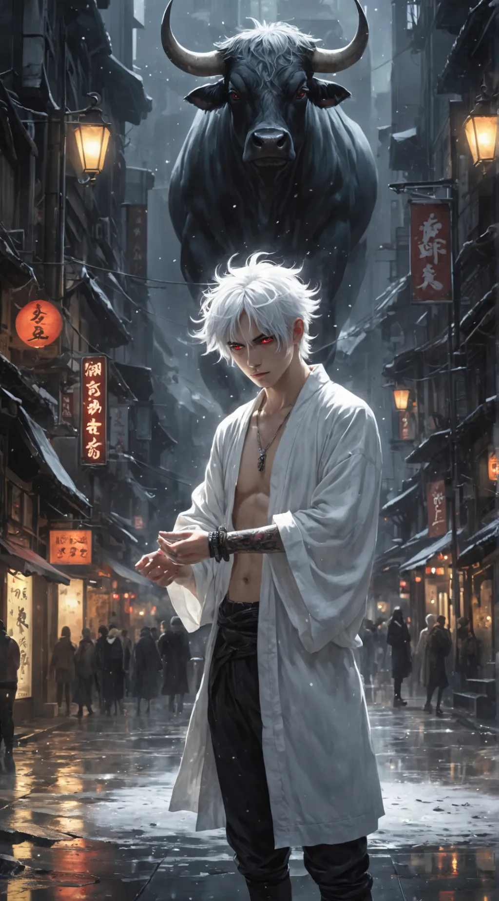 ai character: Adrien background