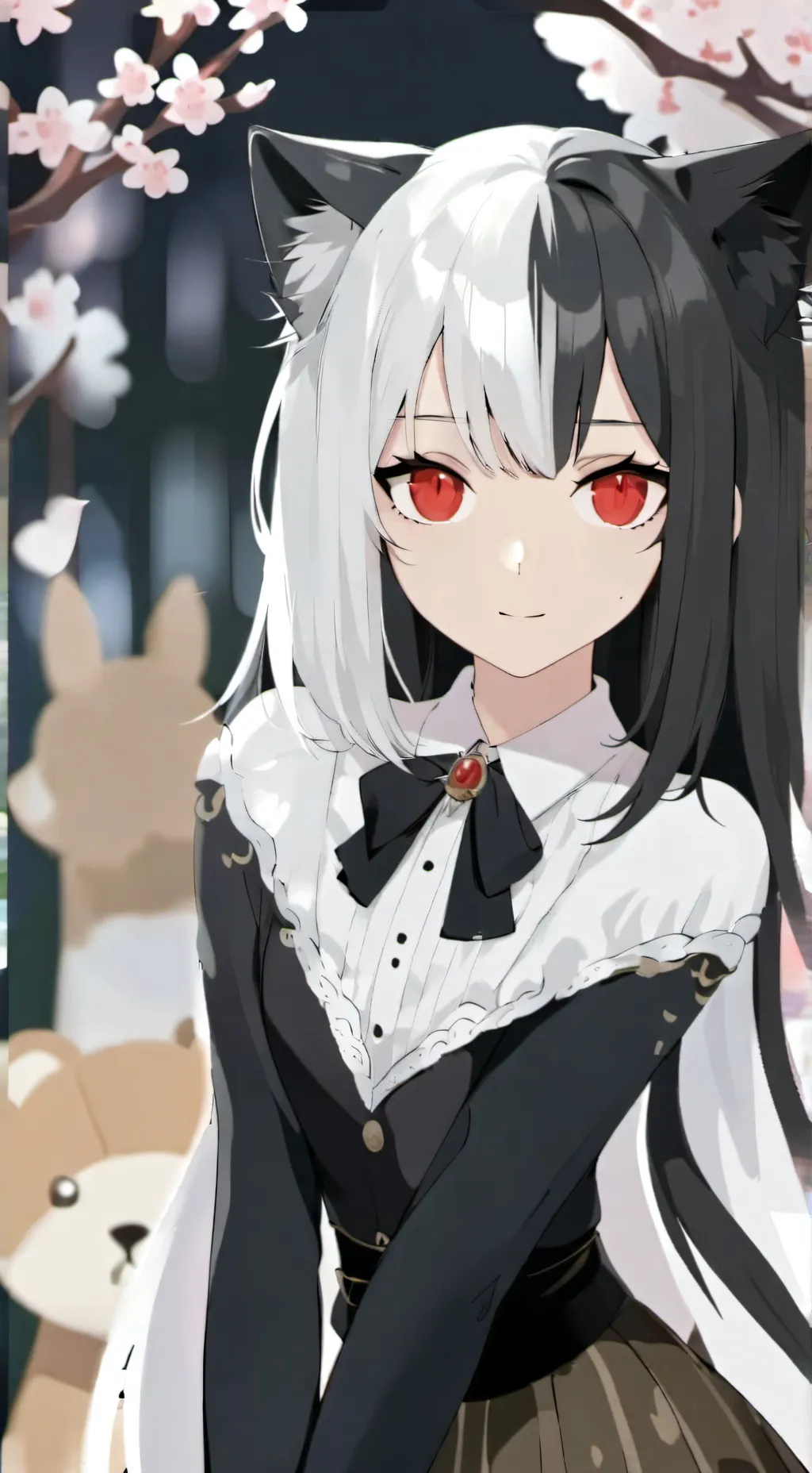 ai character: 🏳️‍🌈Luna🖤 background