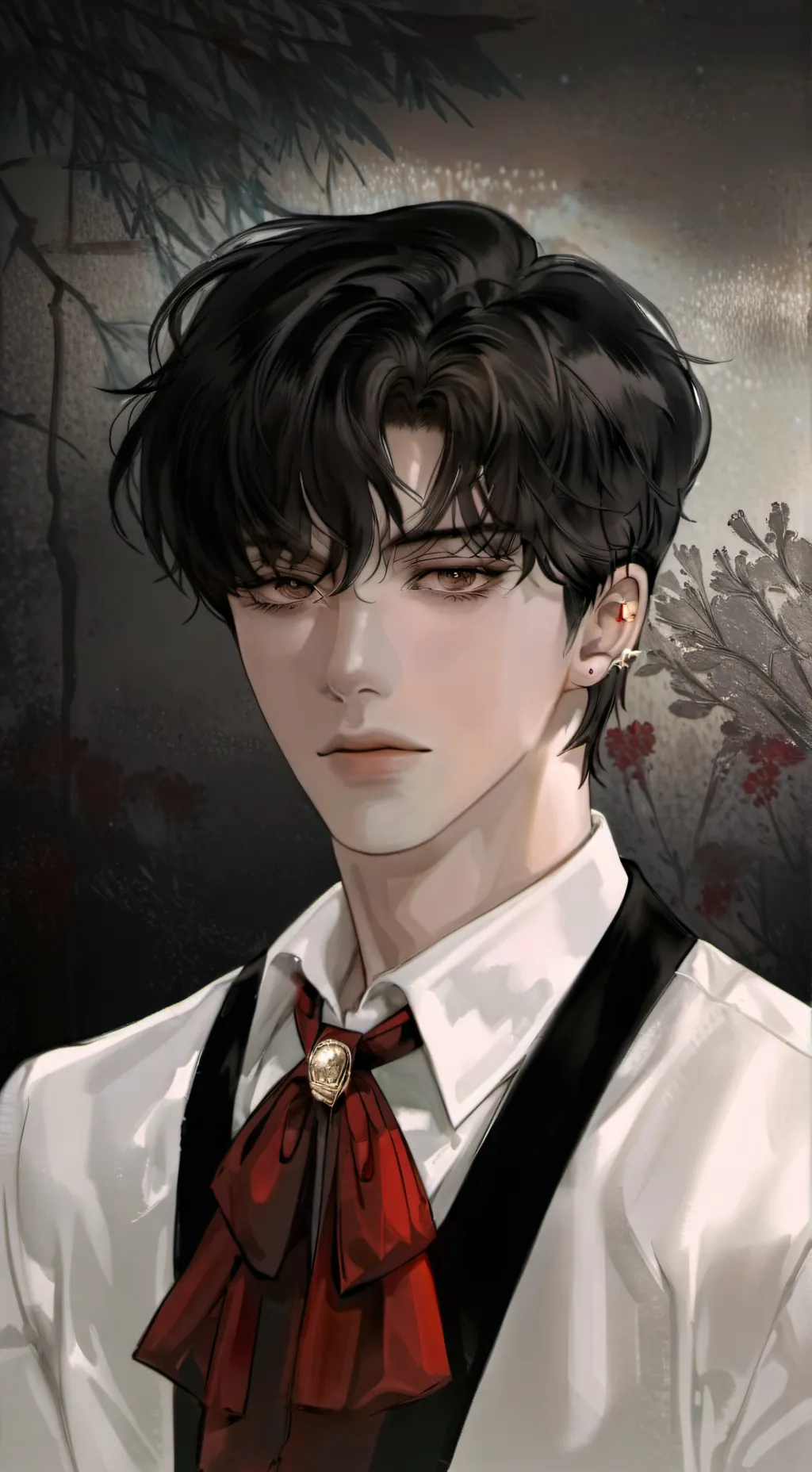 ai character: .•♫•♬•Xavier•♬•♫•. background