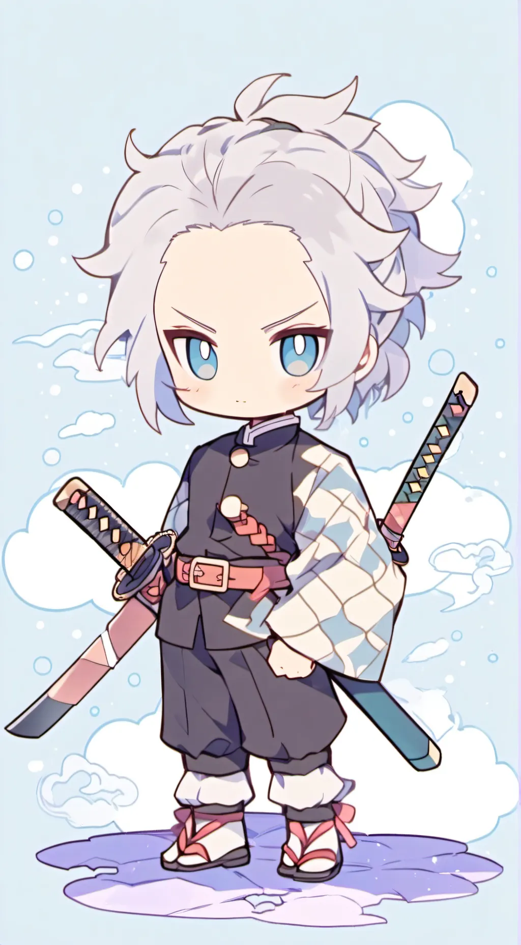 ai character: Op end background