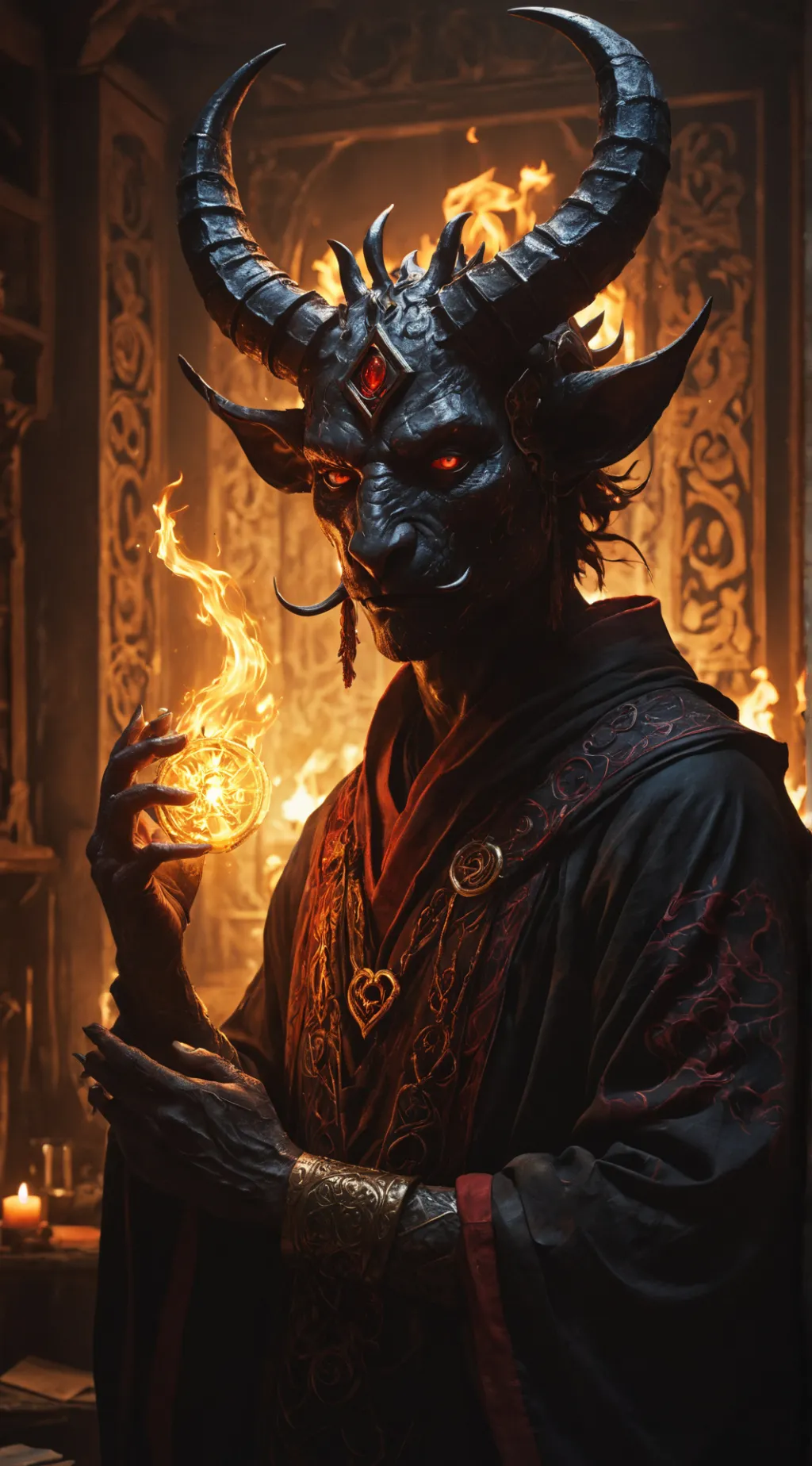 ai character: Lucien background