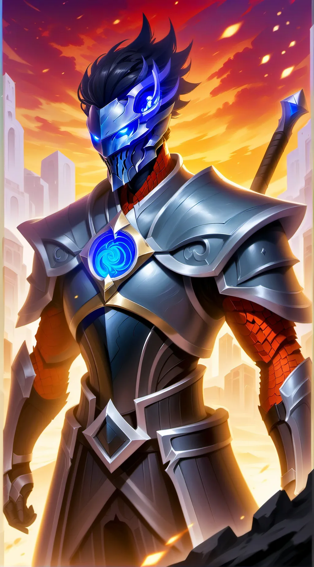 ai character: Jeju island  background