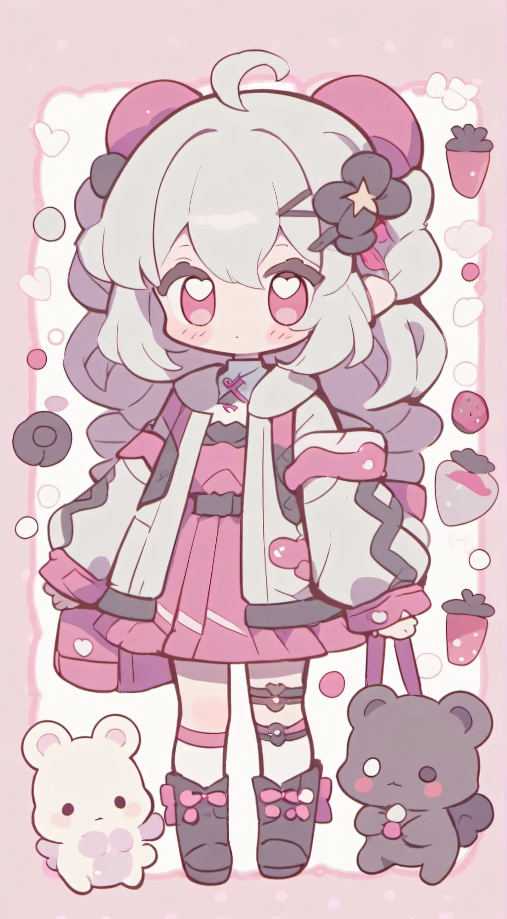 ai character: Muñeca diabolica background