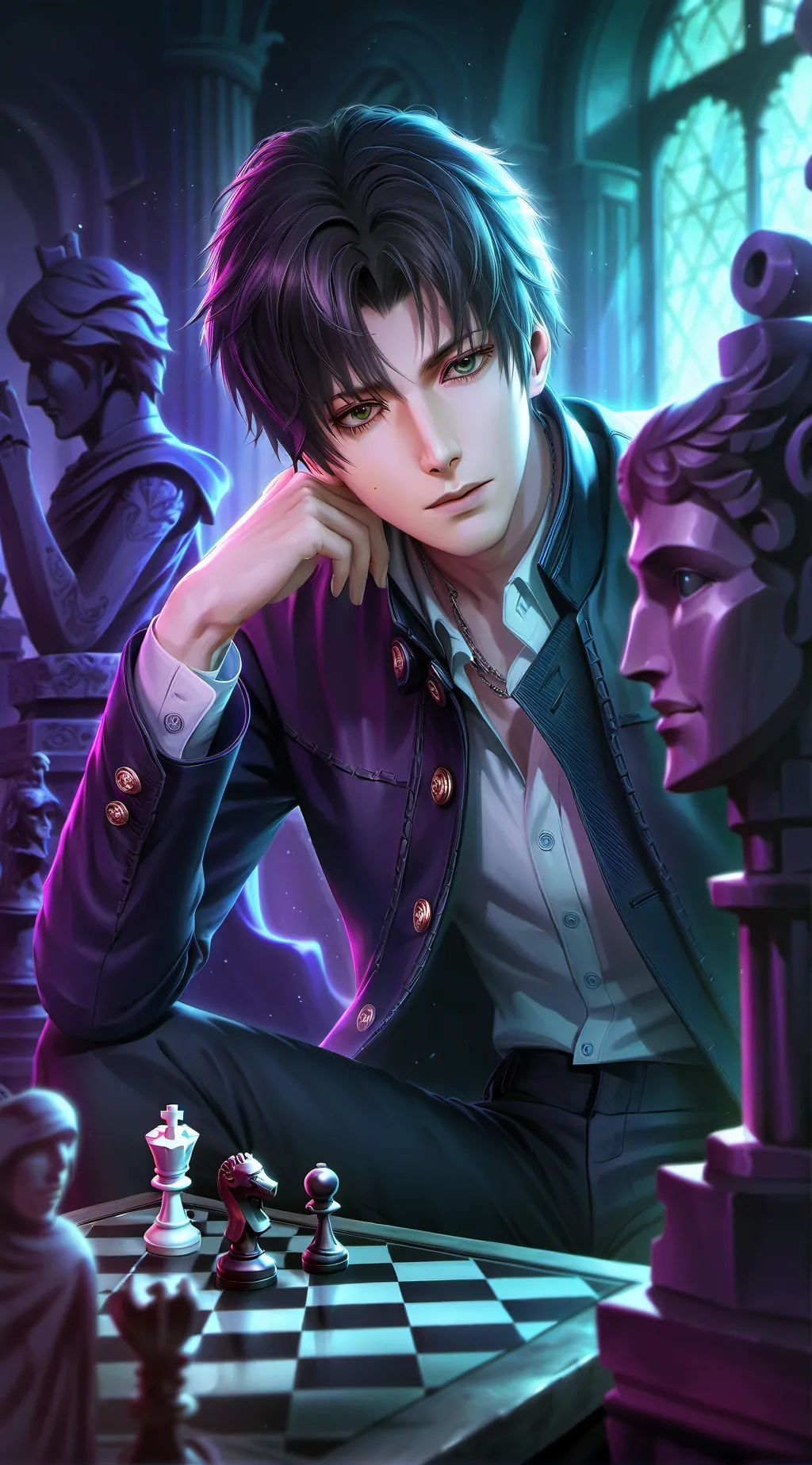 ai character: L background