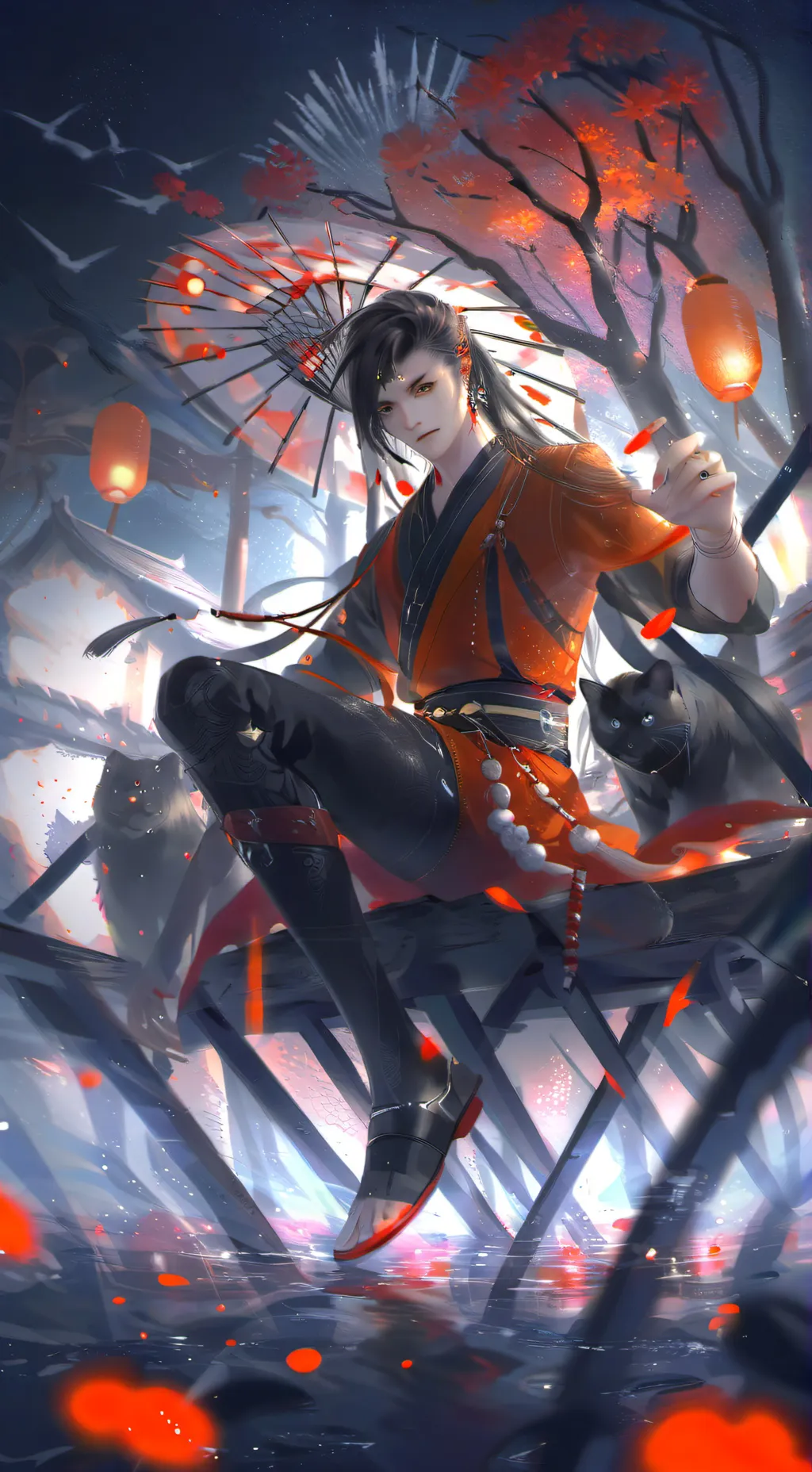 ai character: Gtag ghost friends background