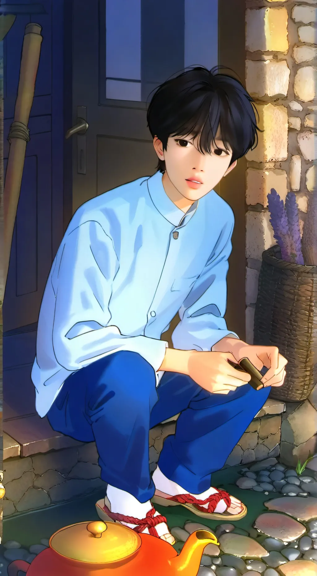 ai character: Lee background