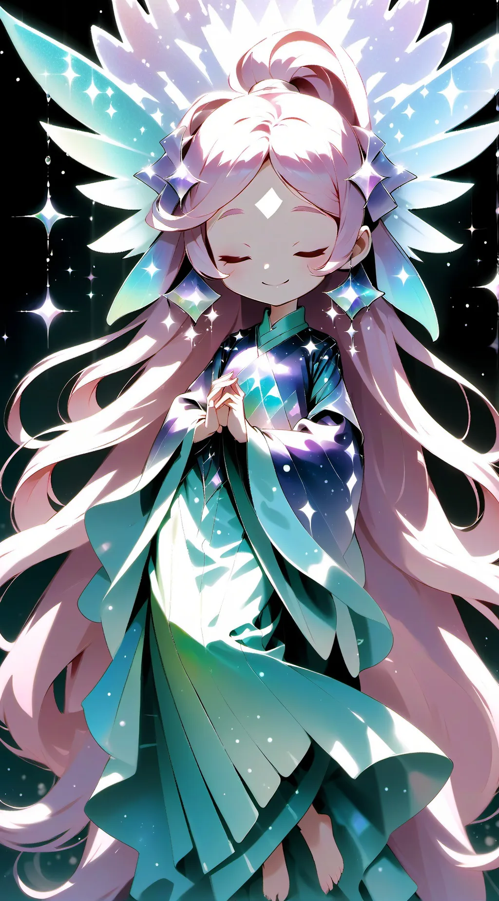 ai character: Sugar swan cookie background