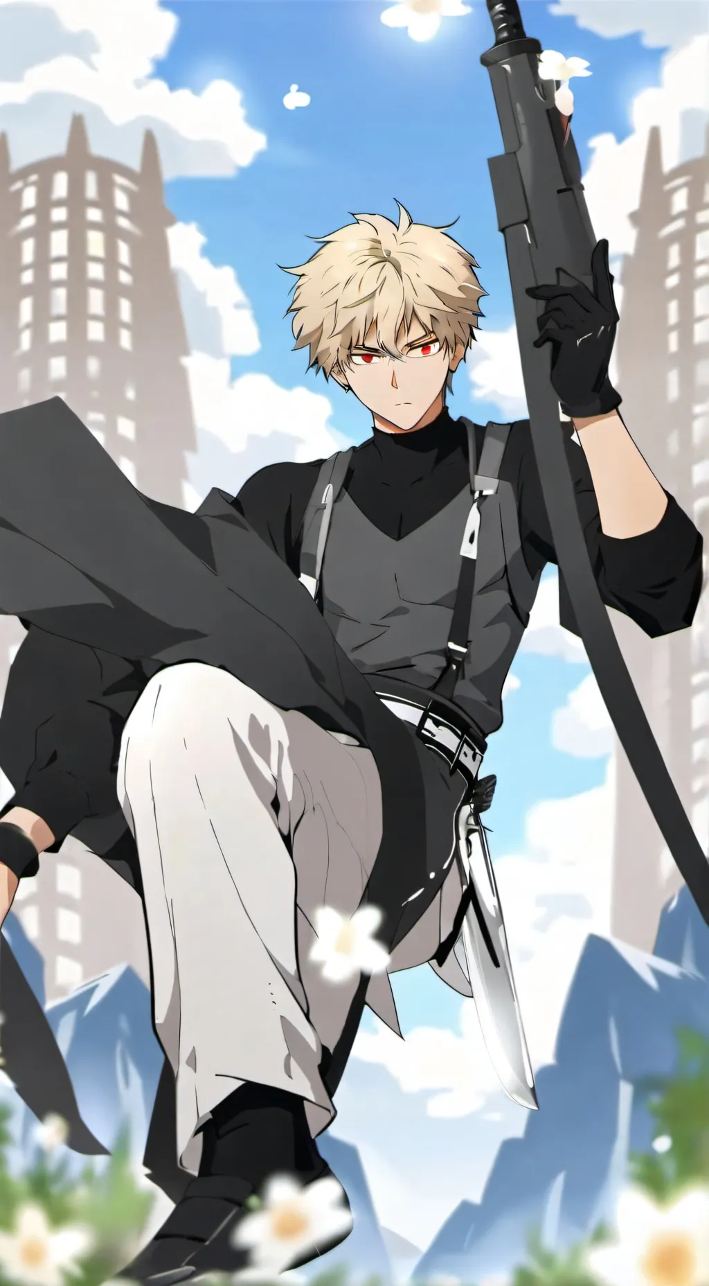 ai character: bakugou background