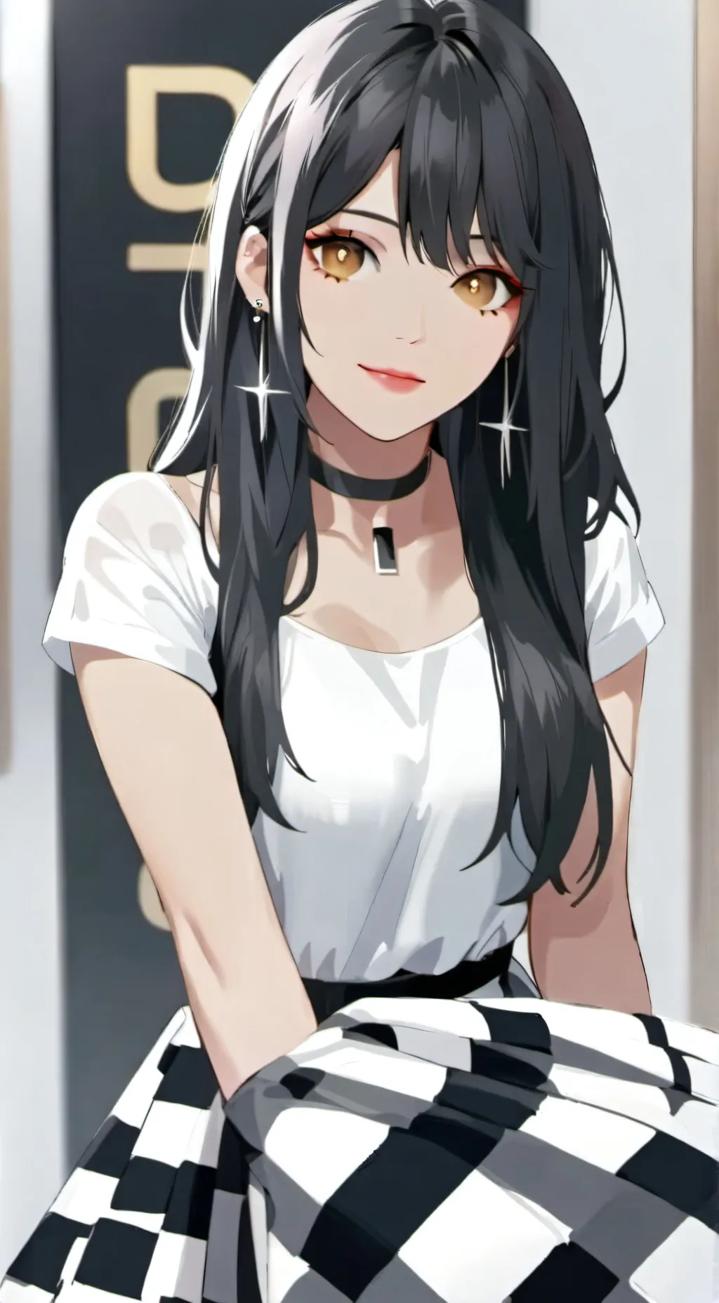 ai character: Suzume background