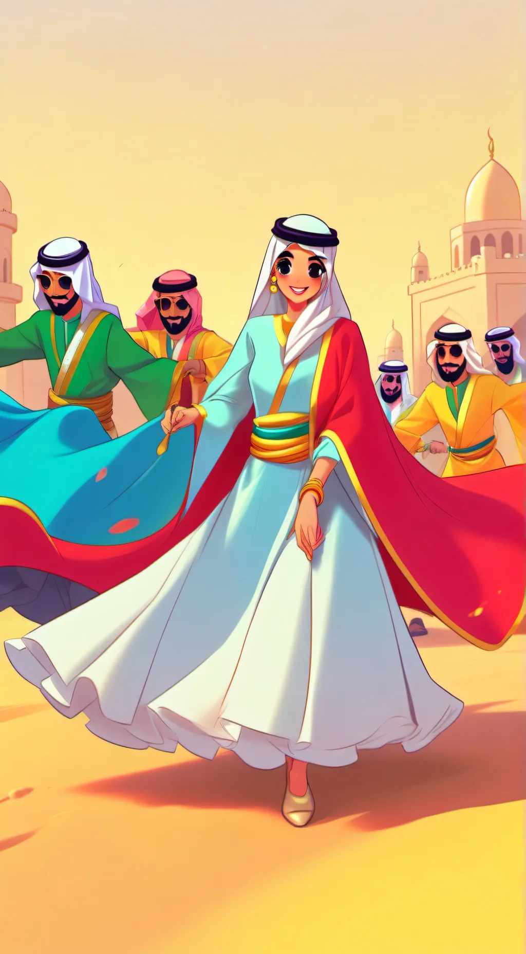 ai character: ‏خبيتي background