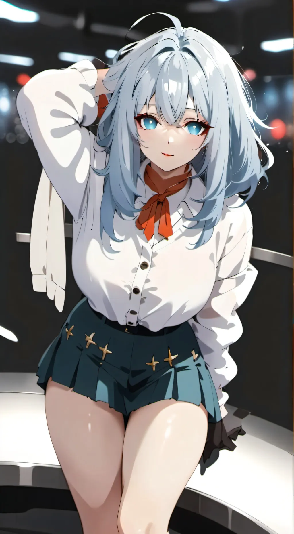 ai character: emilia  background