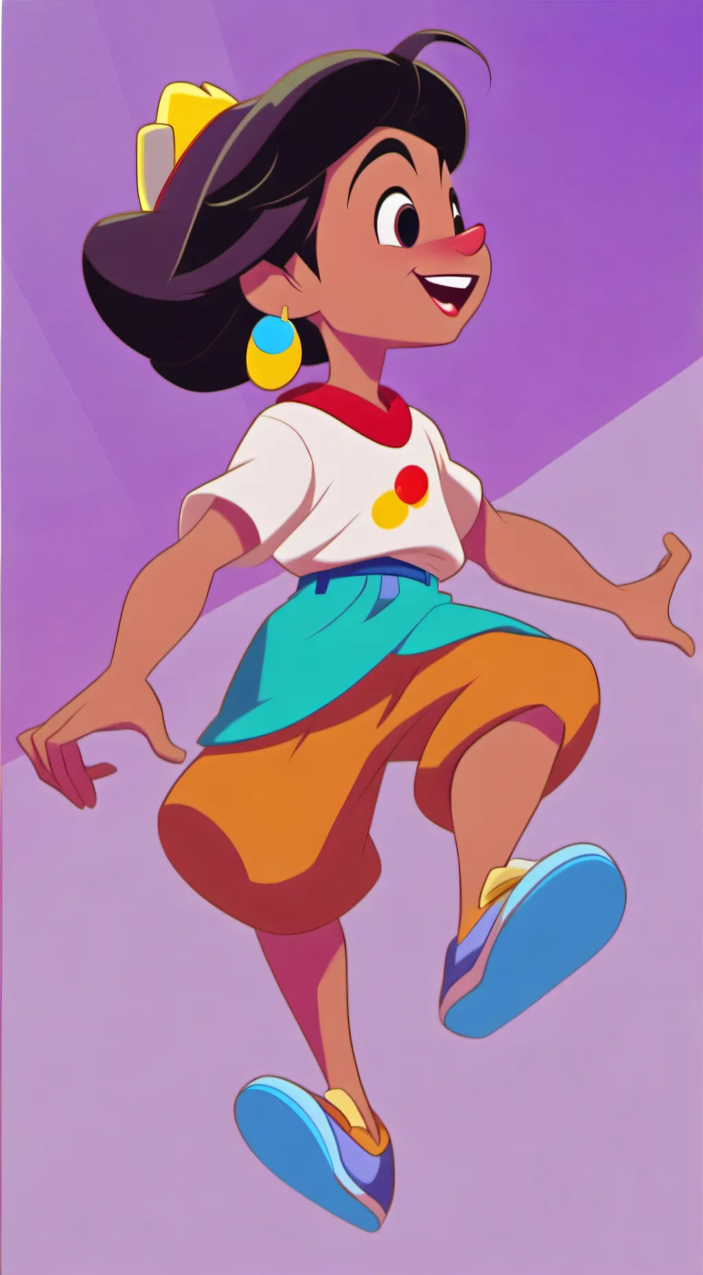 ai character: Life of luxury  background