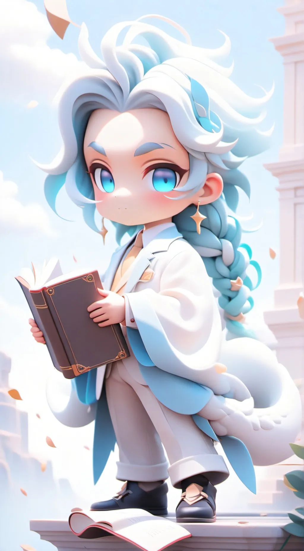 ai character: san Pietro  background