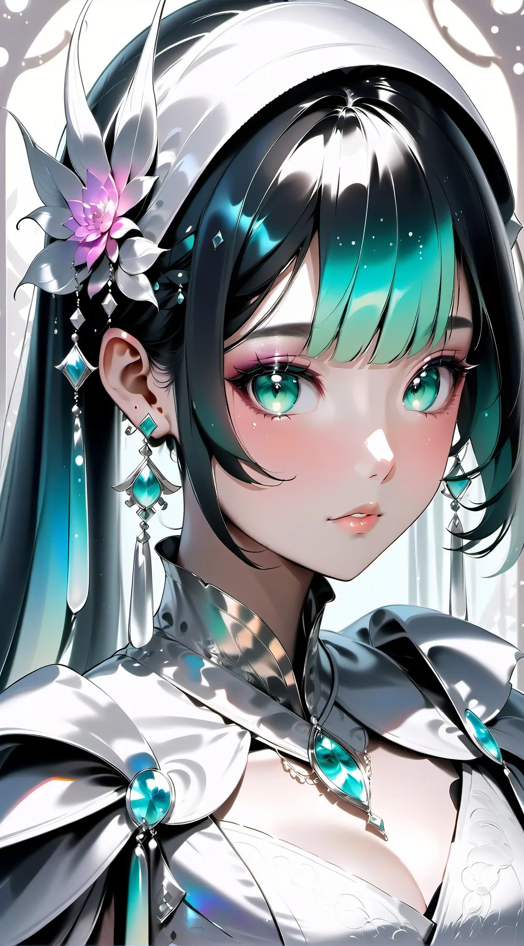 ai character: kny y mha  background