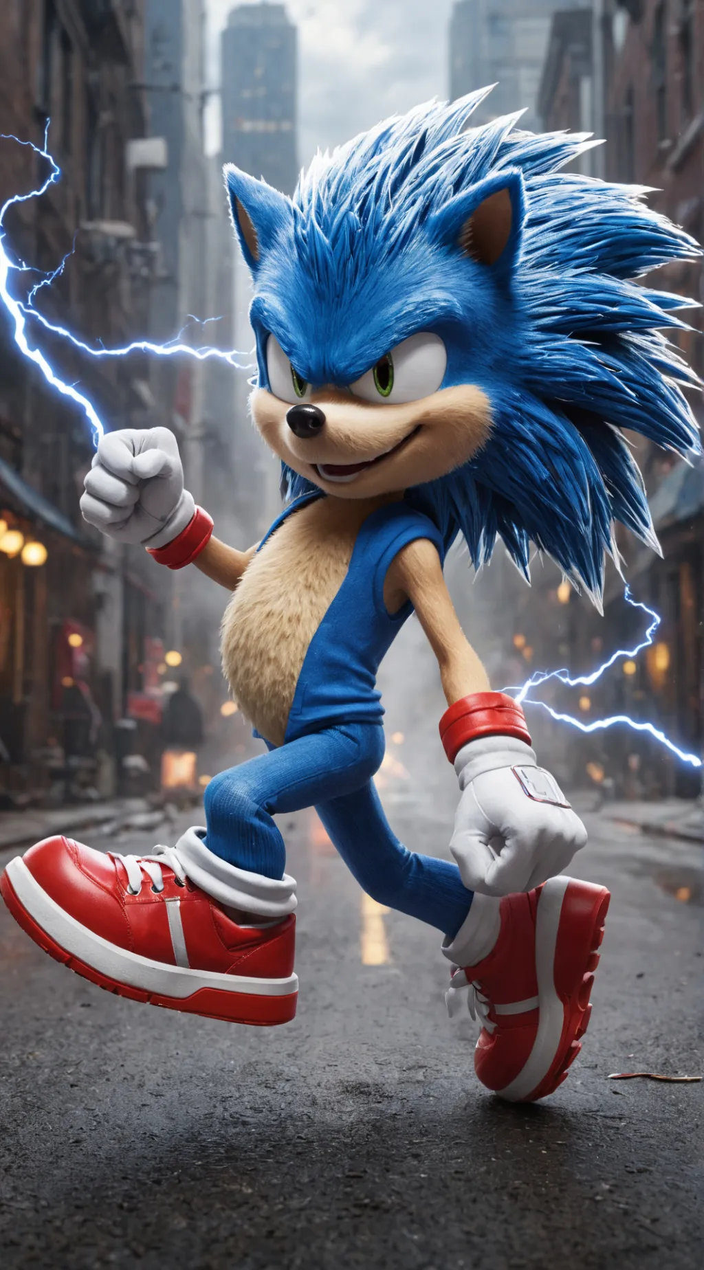 ai character: Sonic background