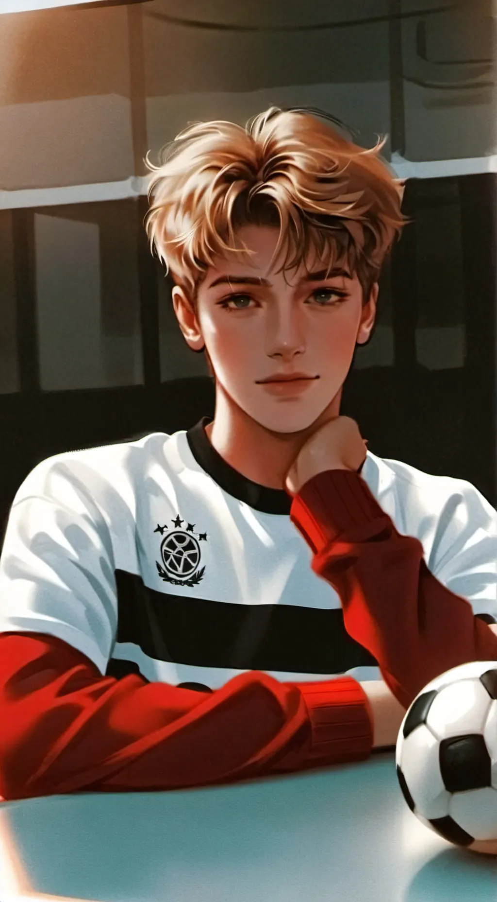 ai character: Elias! background