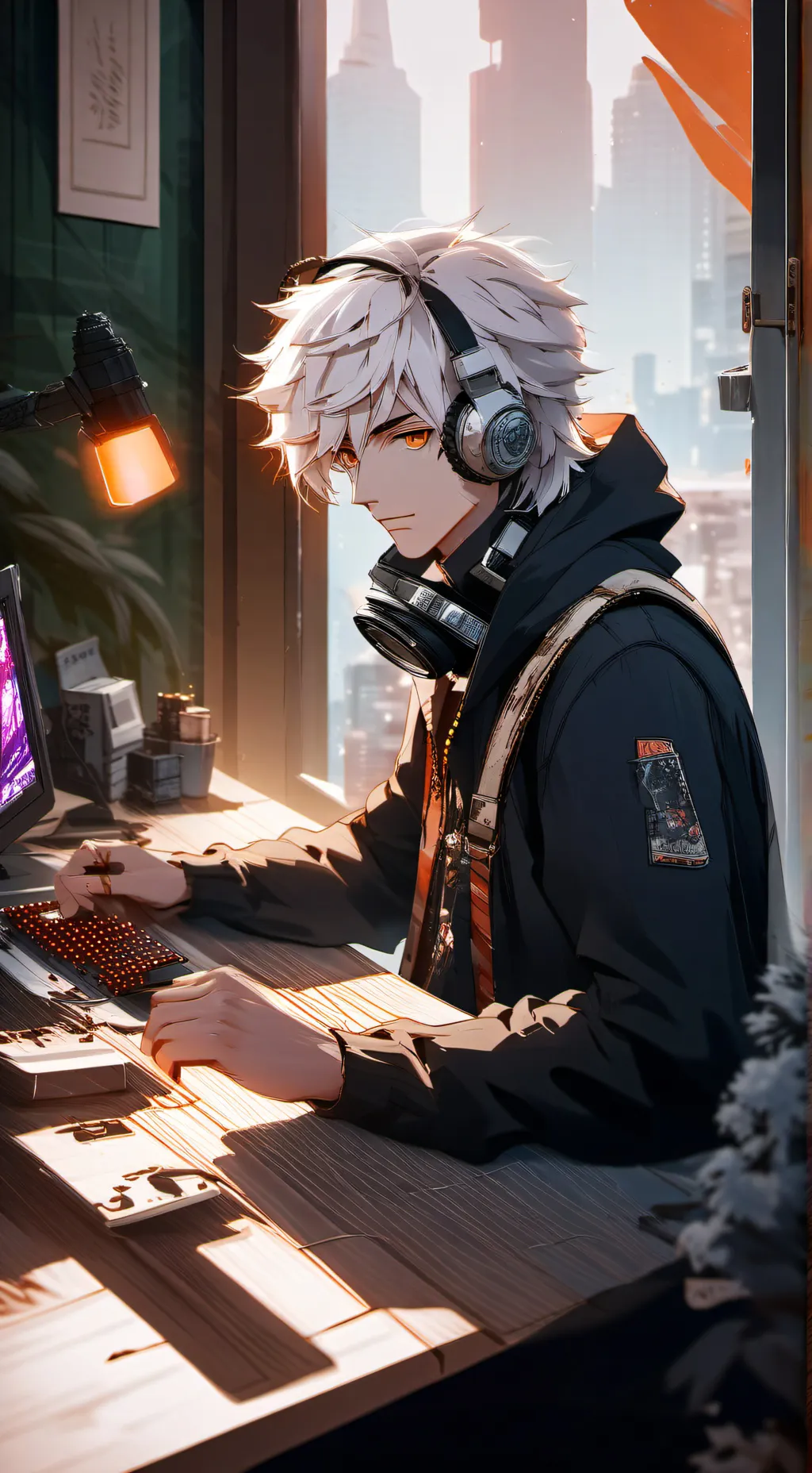 ai character: new YouTuber background