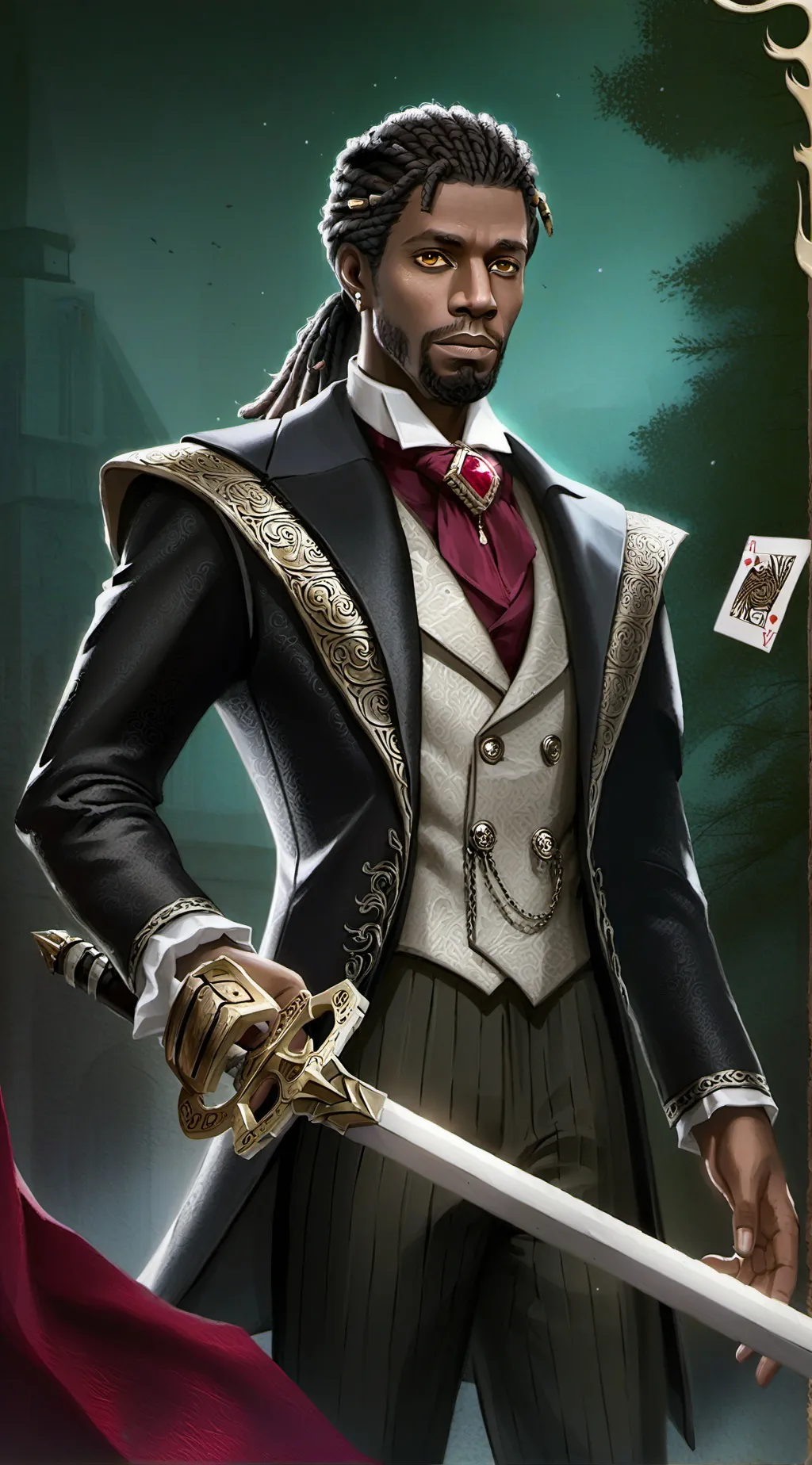 ai character: Saint Gideon Tepes background