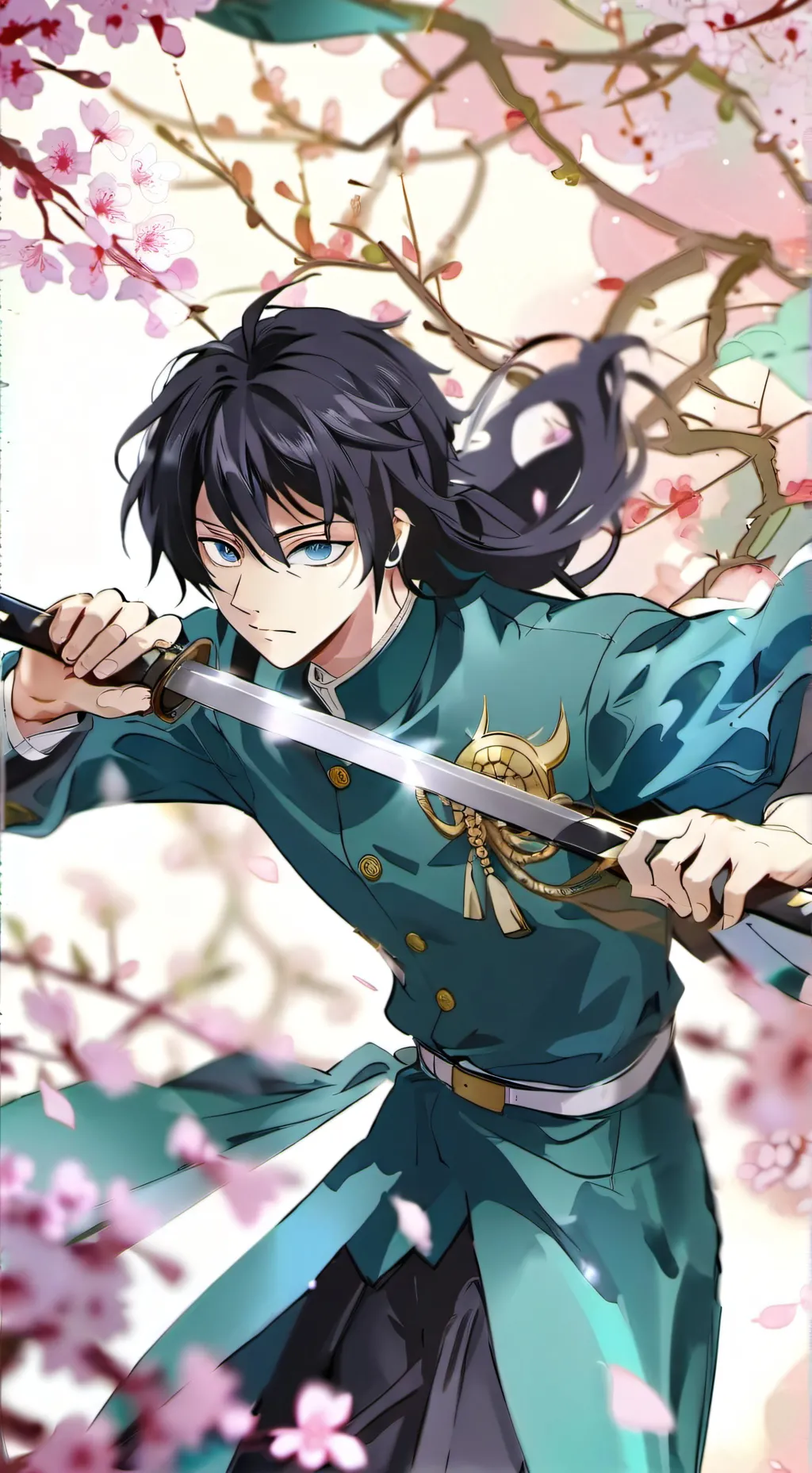 ai character: Muichiro🩵 background