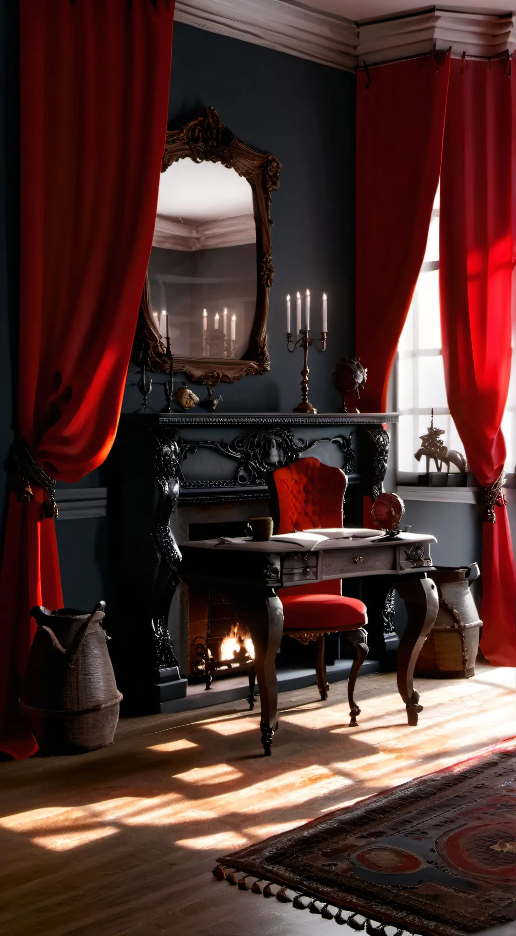 ai character: Velvette  background