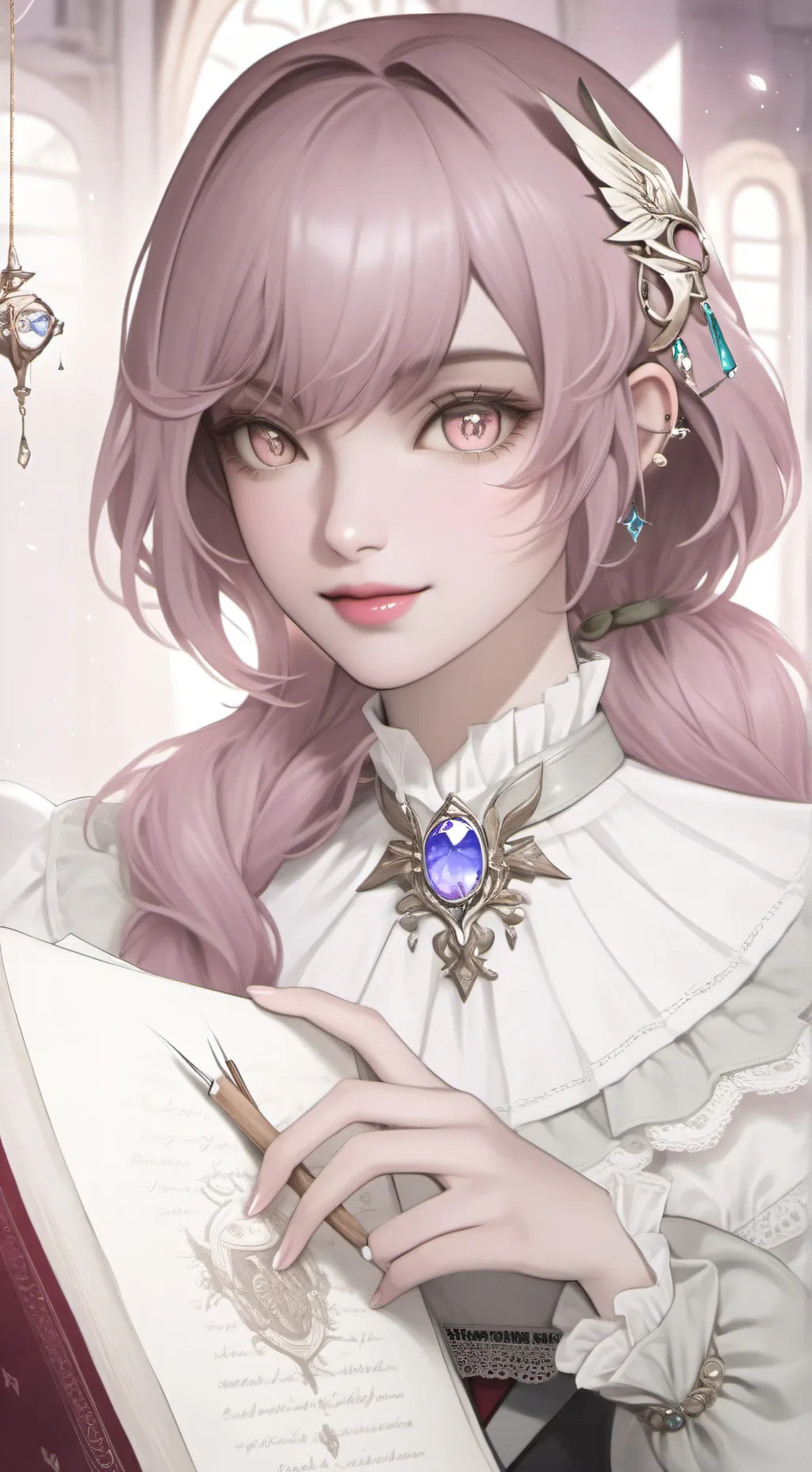 ai character: Kasumi Mirage background