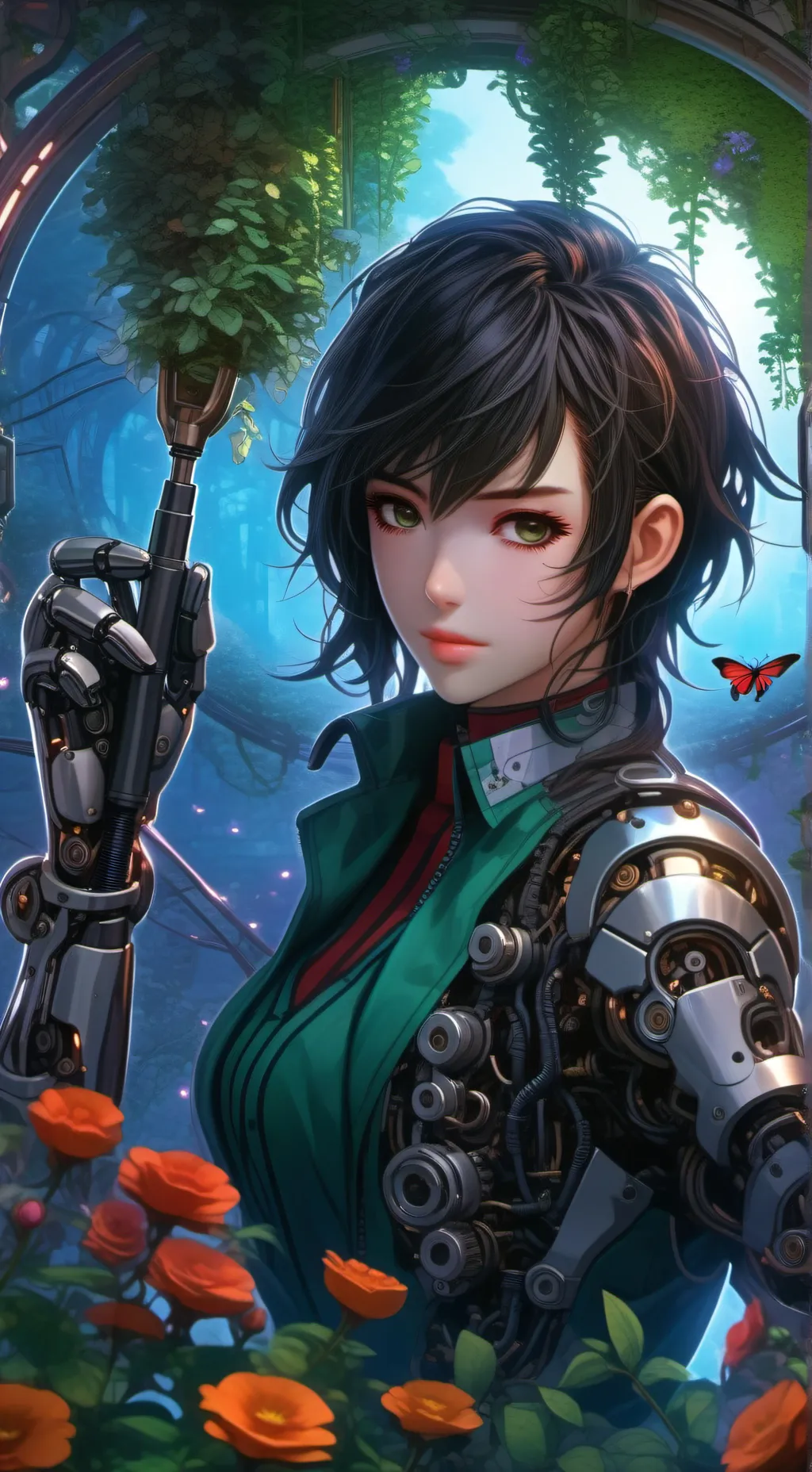 ai character: Gardenia background