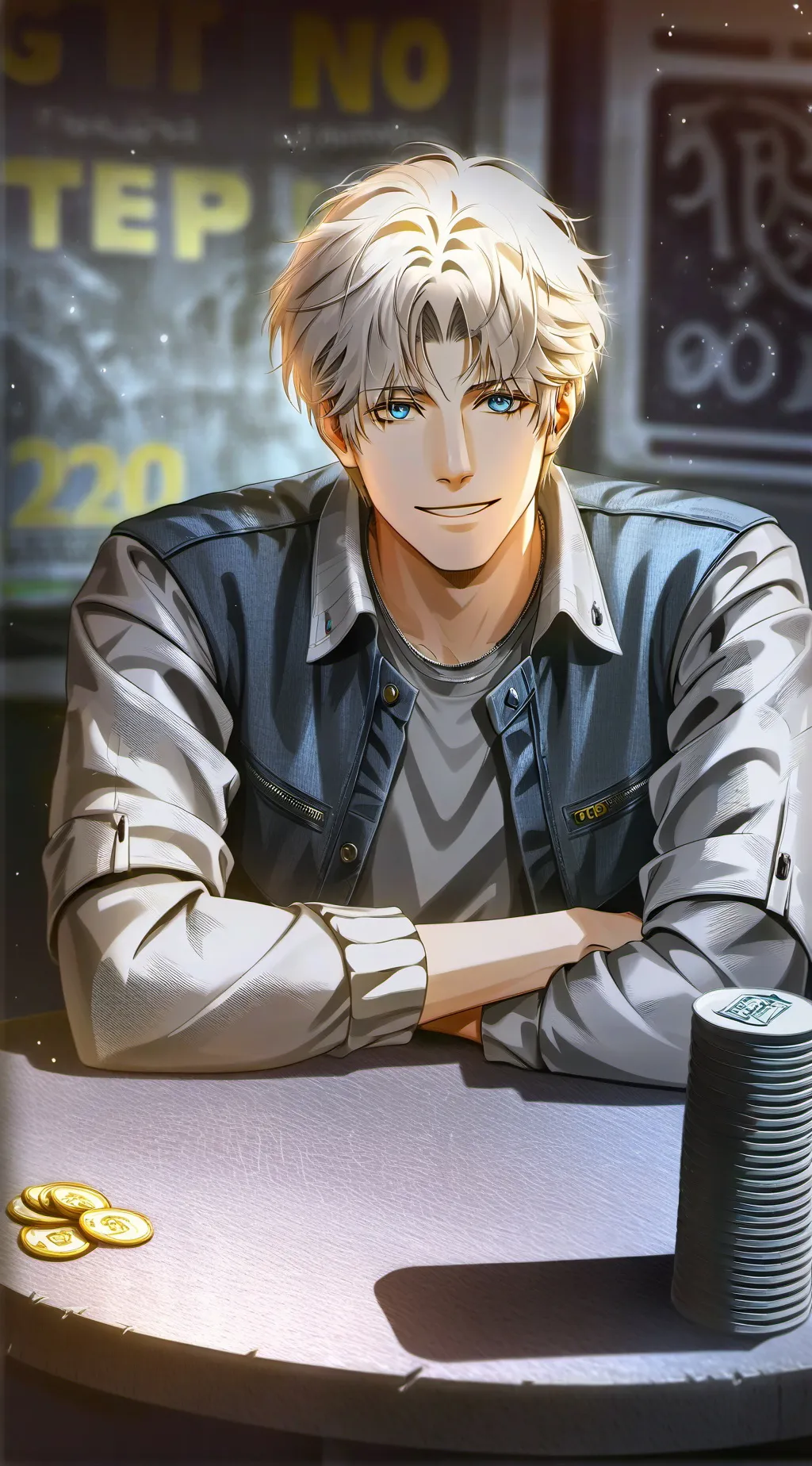 ai character: морис background