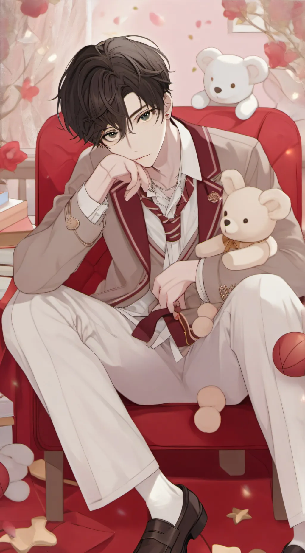 ai character: Troy  background