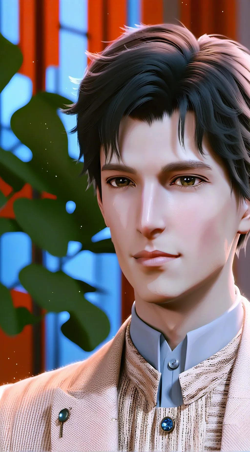 ai character: Evan background