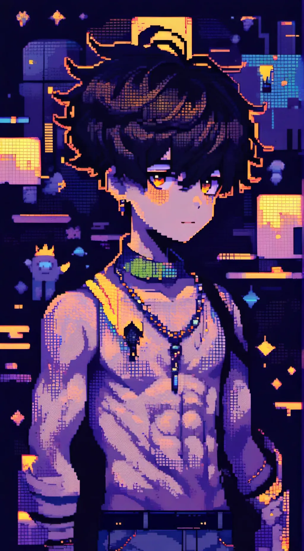 ai character: Boy background