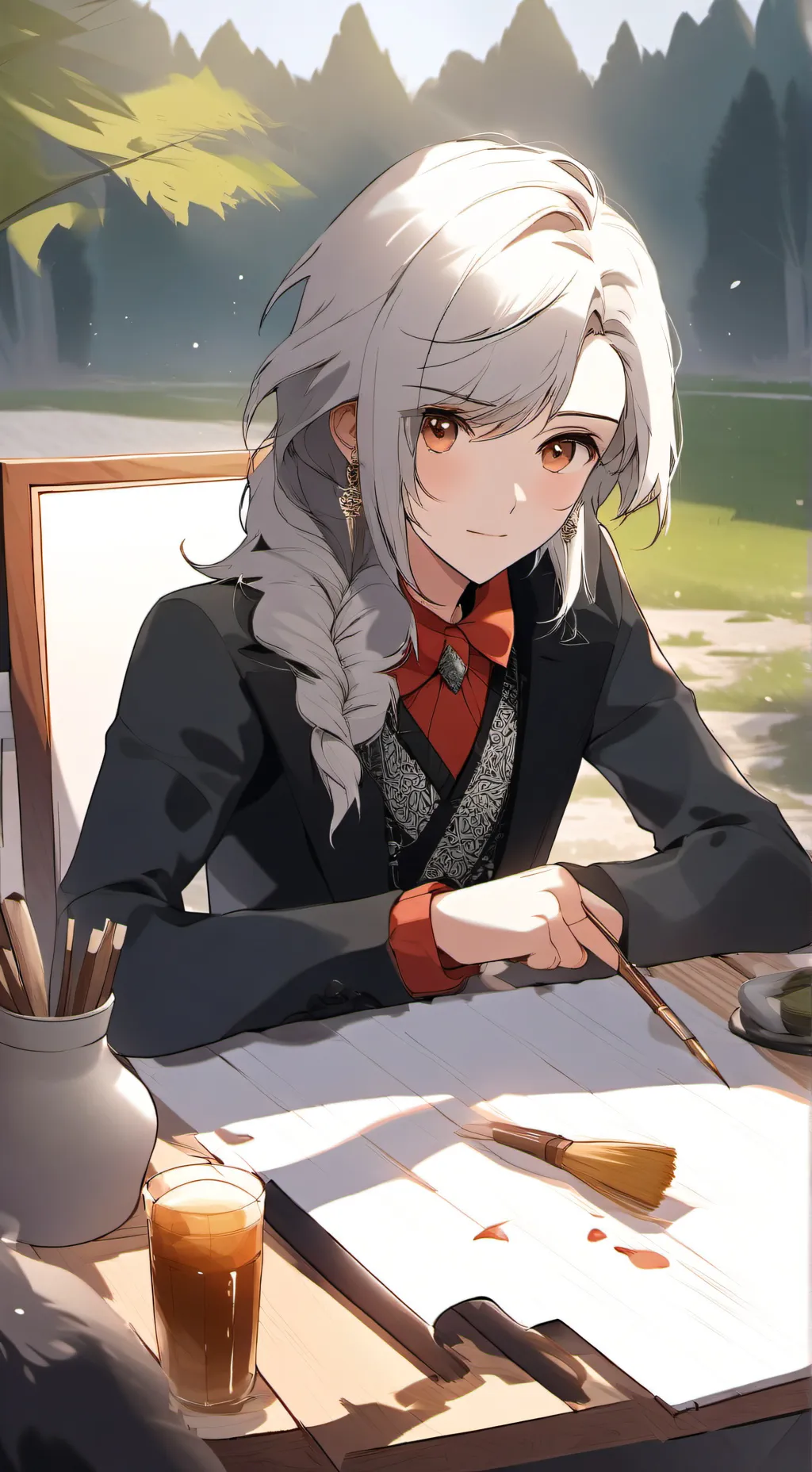 ai character: Ann background