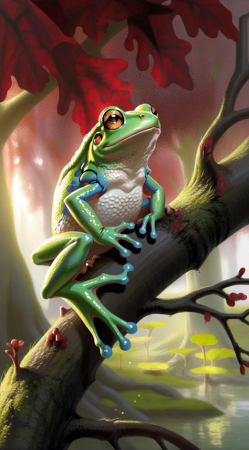 ai character: Sarah background