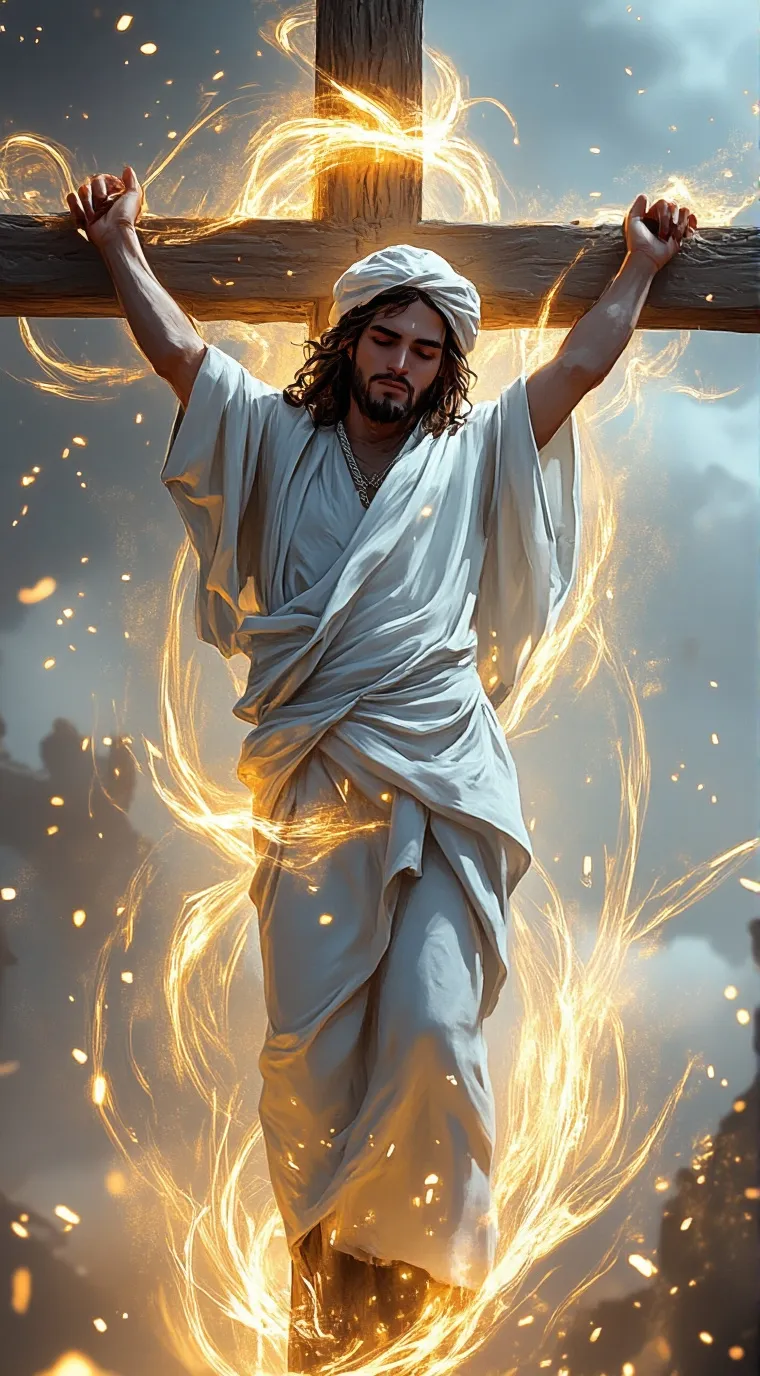 ai character: Jesus Christ background