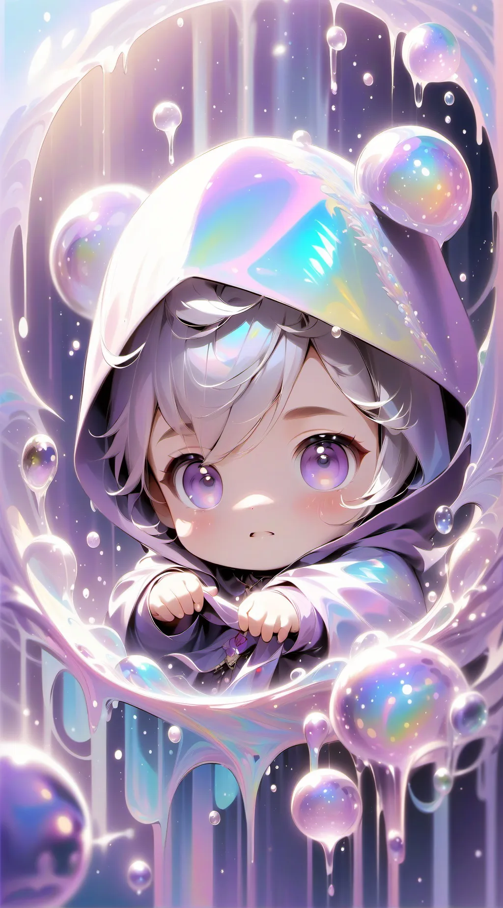 ai character: baby background