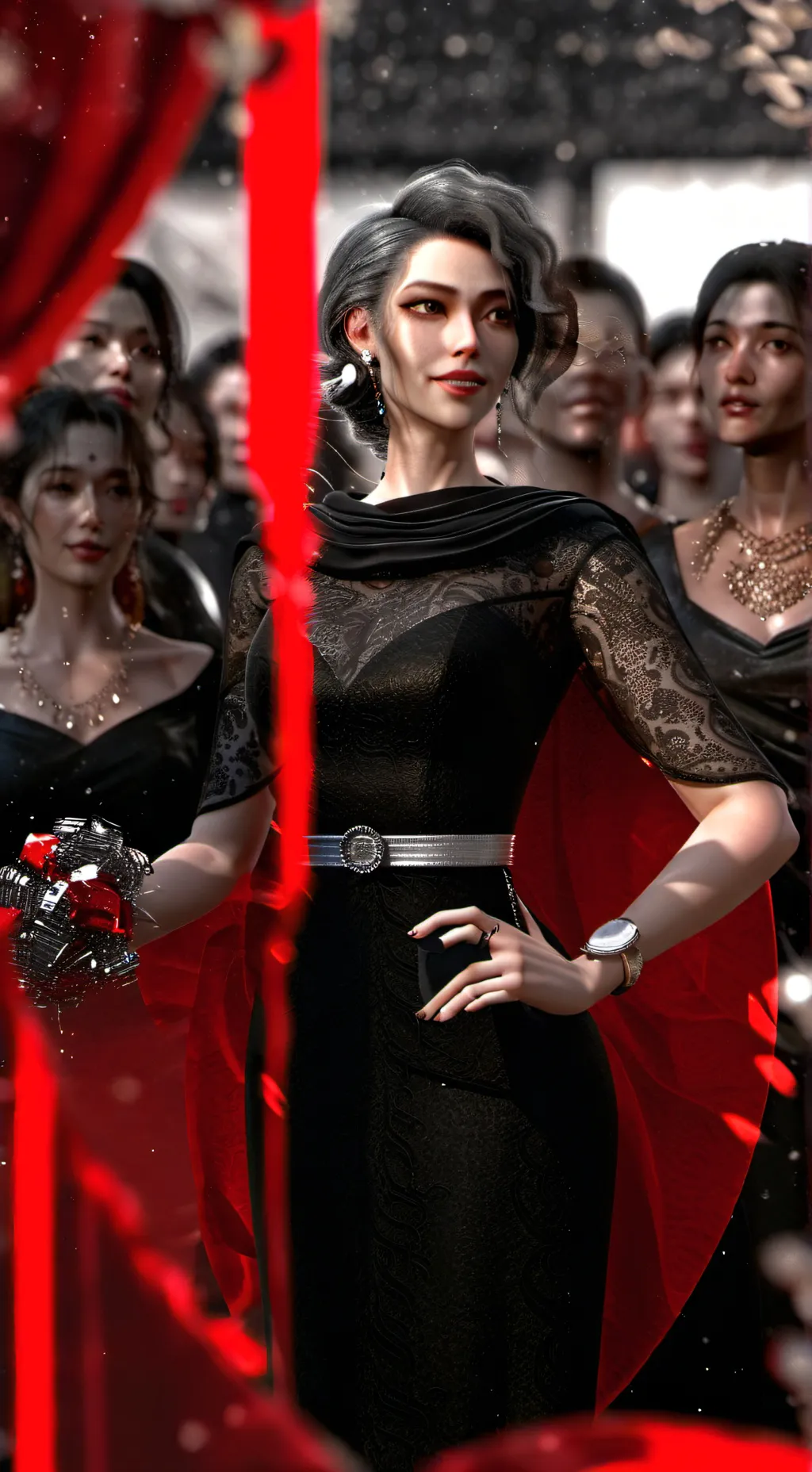 ai character: Trans mom  background